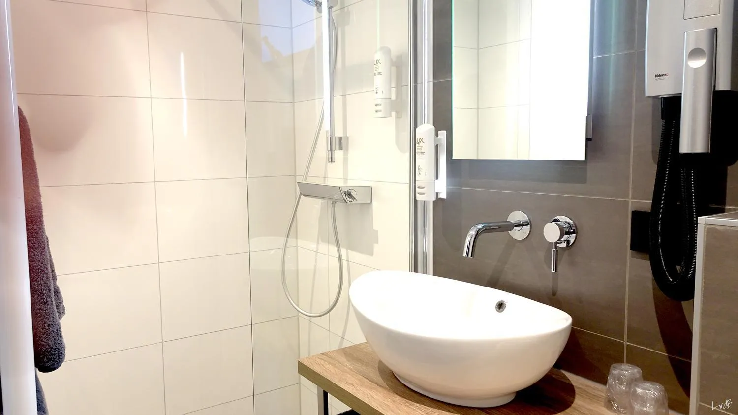 Shower in Hotel en privé-wellness De Nieuwe Doelen
