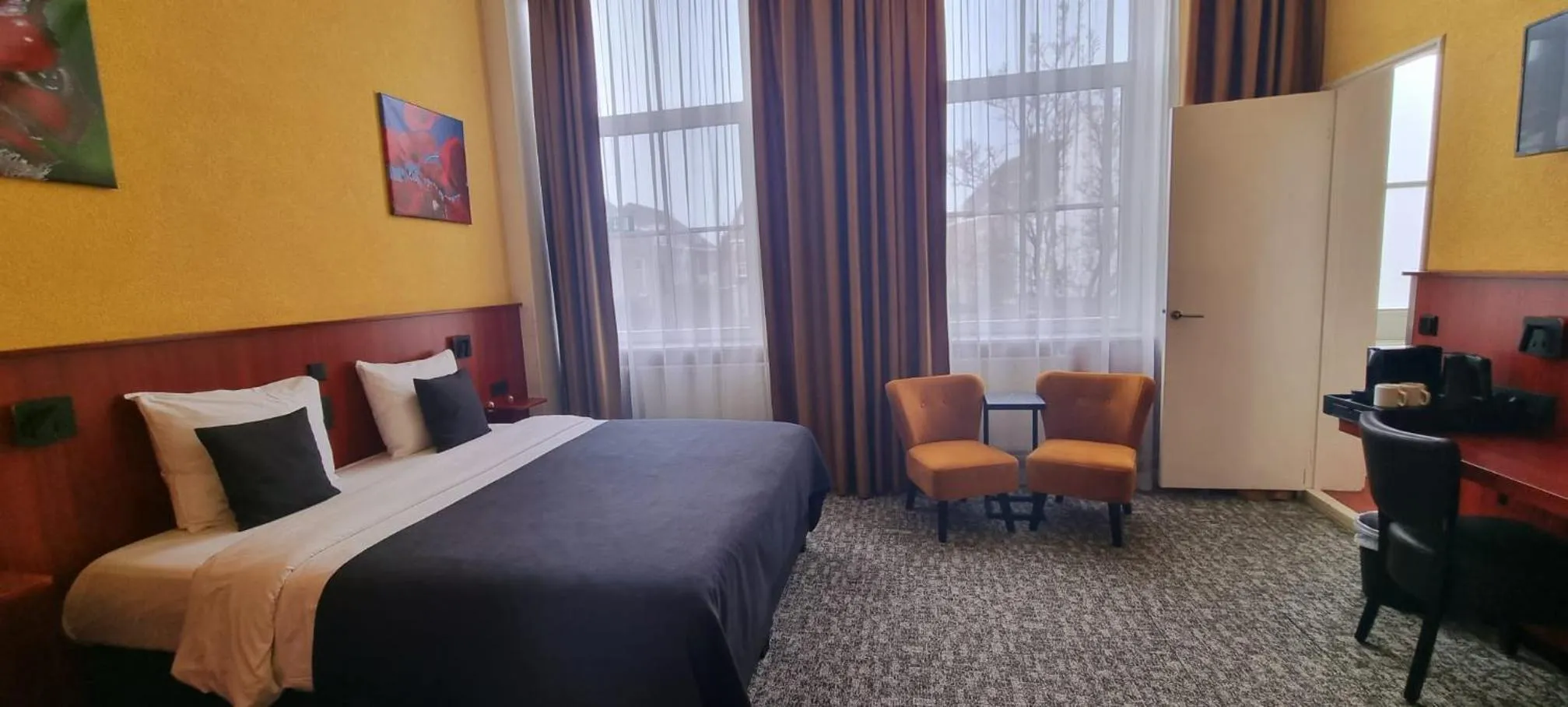 Bed in Hotel en privé-wellness De Nieuwe Doelen