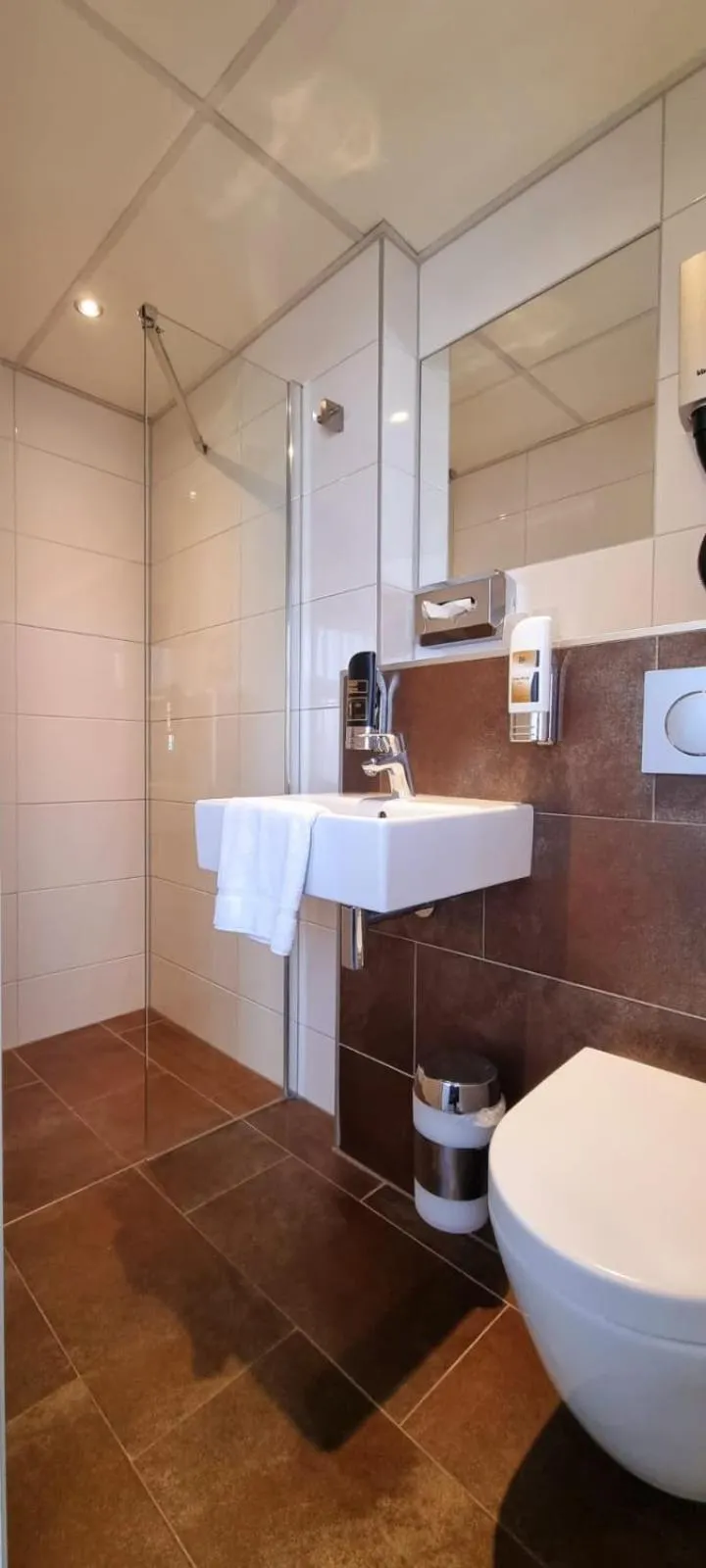 Shower in Hotel en privé-wellness De Nieuwe Doelen