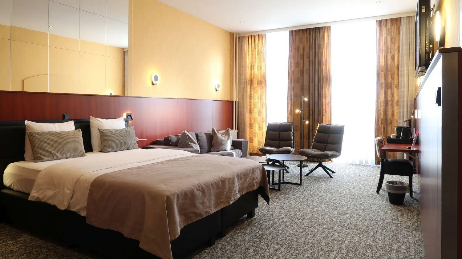 Bed in Hotel en privé-wellness De Nieuwe Doelen