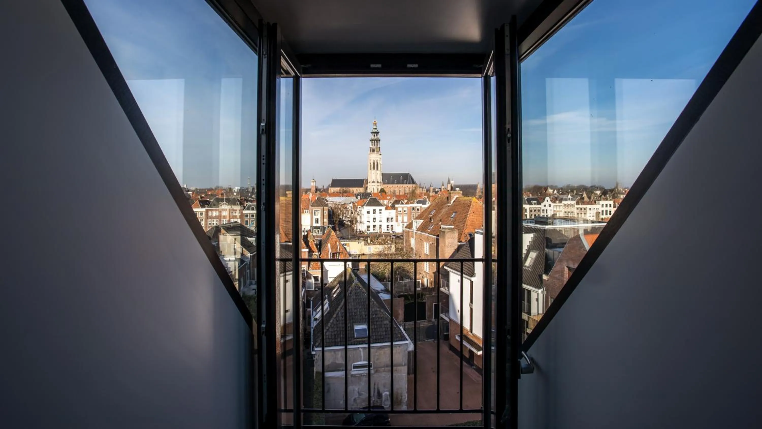 City view in Hotel en privé-wellness De Nieuwe Doelen