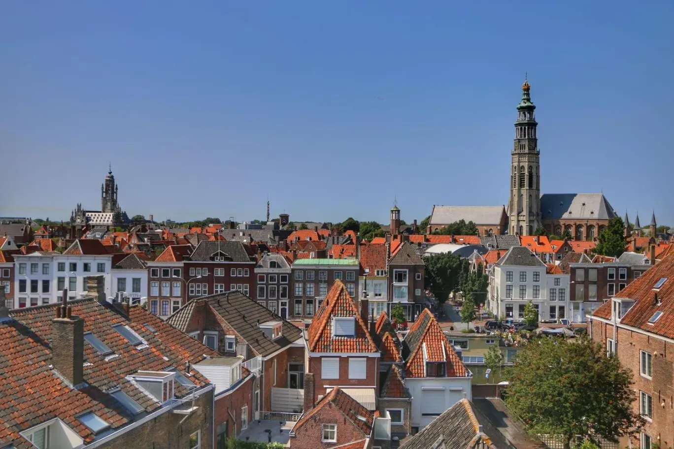 City view in Hotel en privé-wellness De Nieuwe Doelen