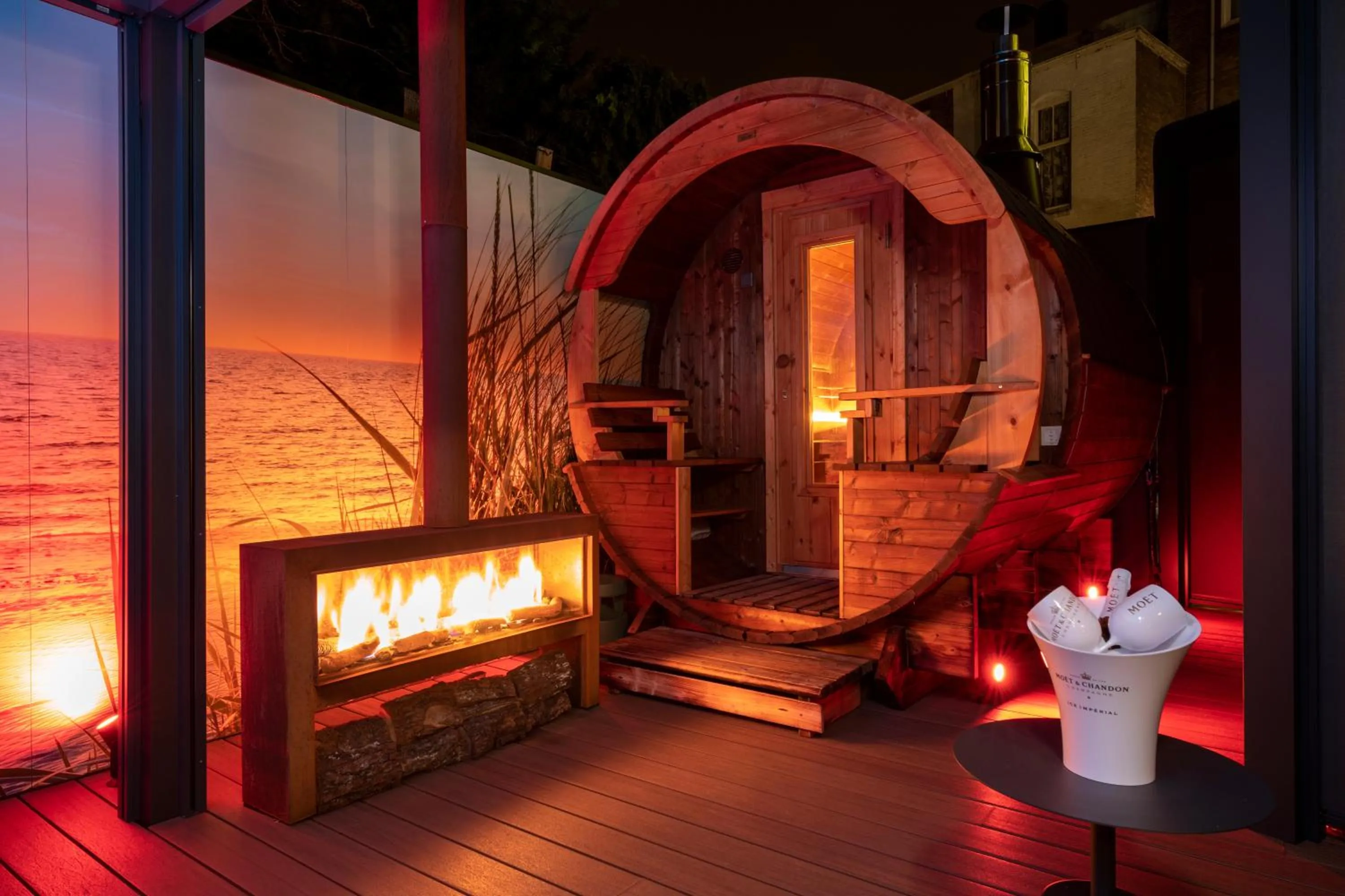 Sauna in Hotel en privé-wellness De Nieuwe Doelen