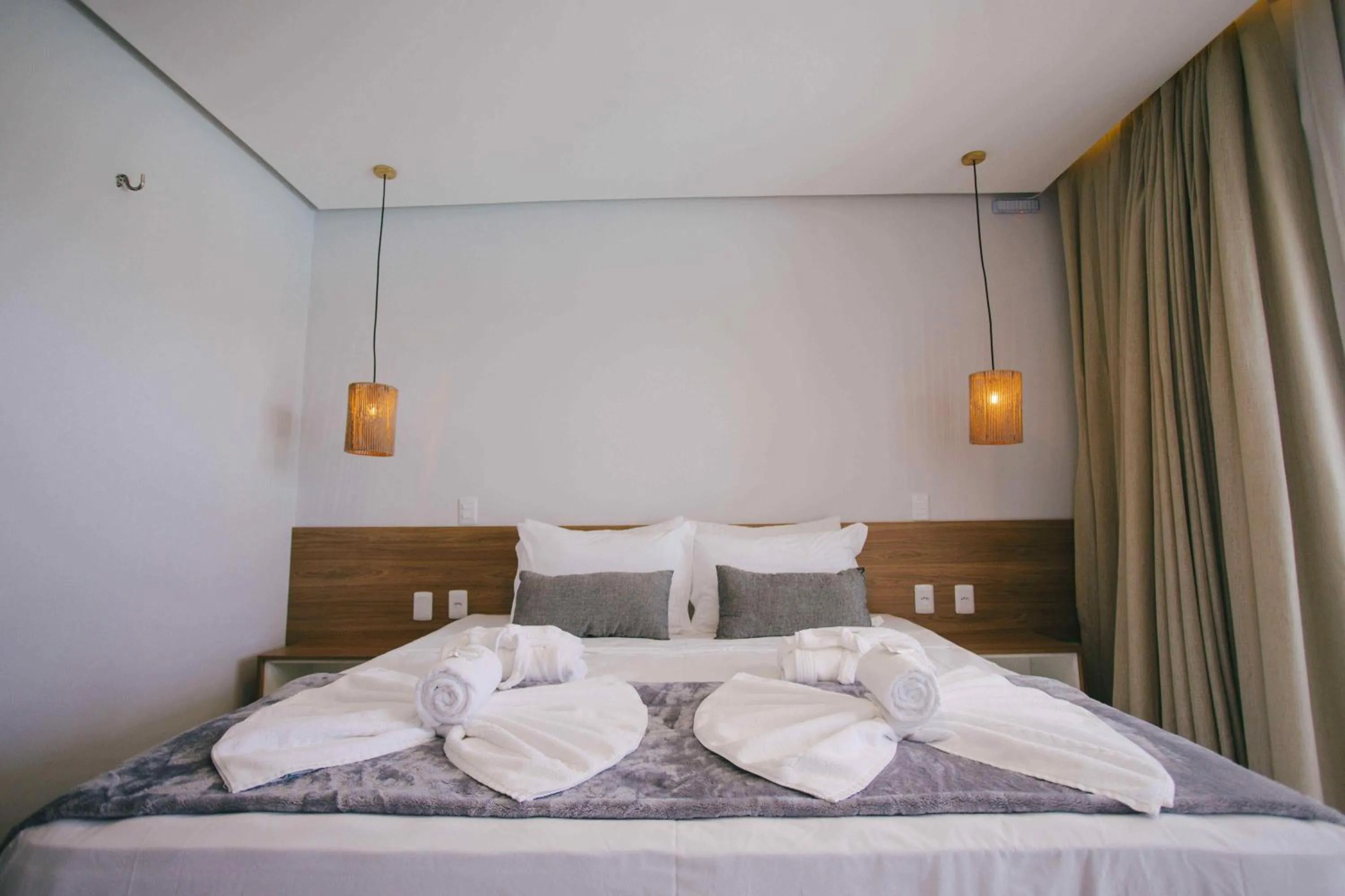 Bed in Oiti Beach Resort Tutoia