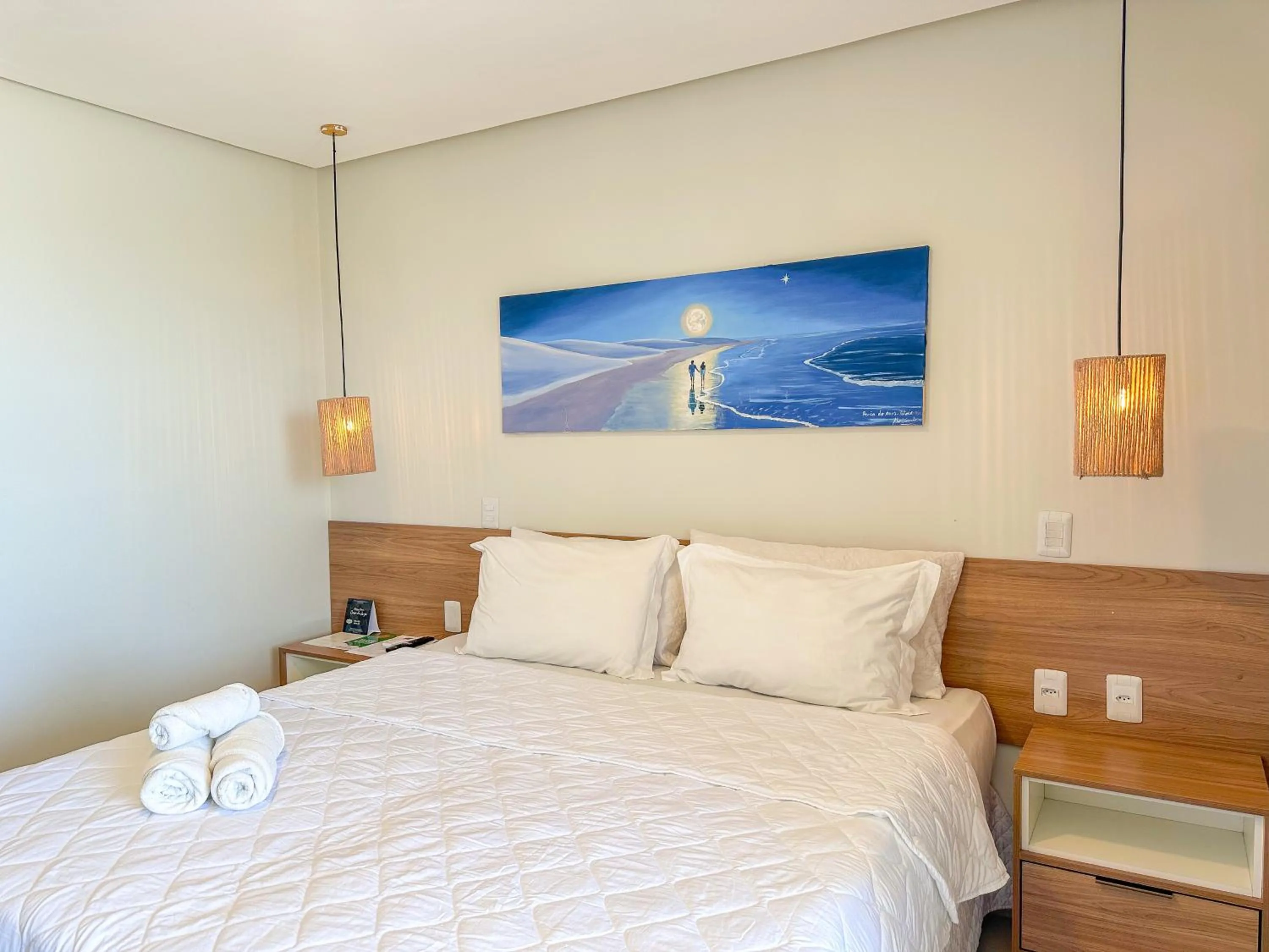 Bed in Oiti Beach Resort Tutoia