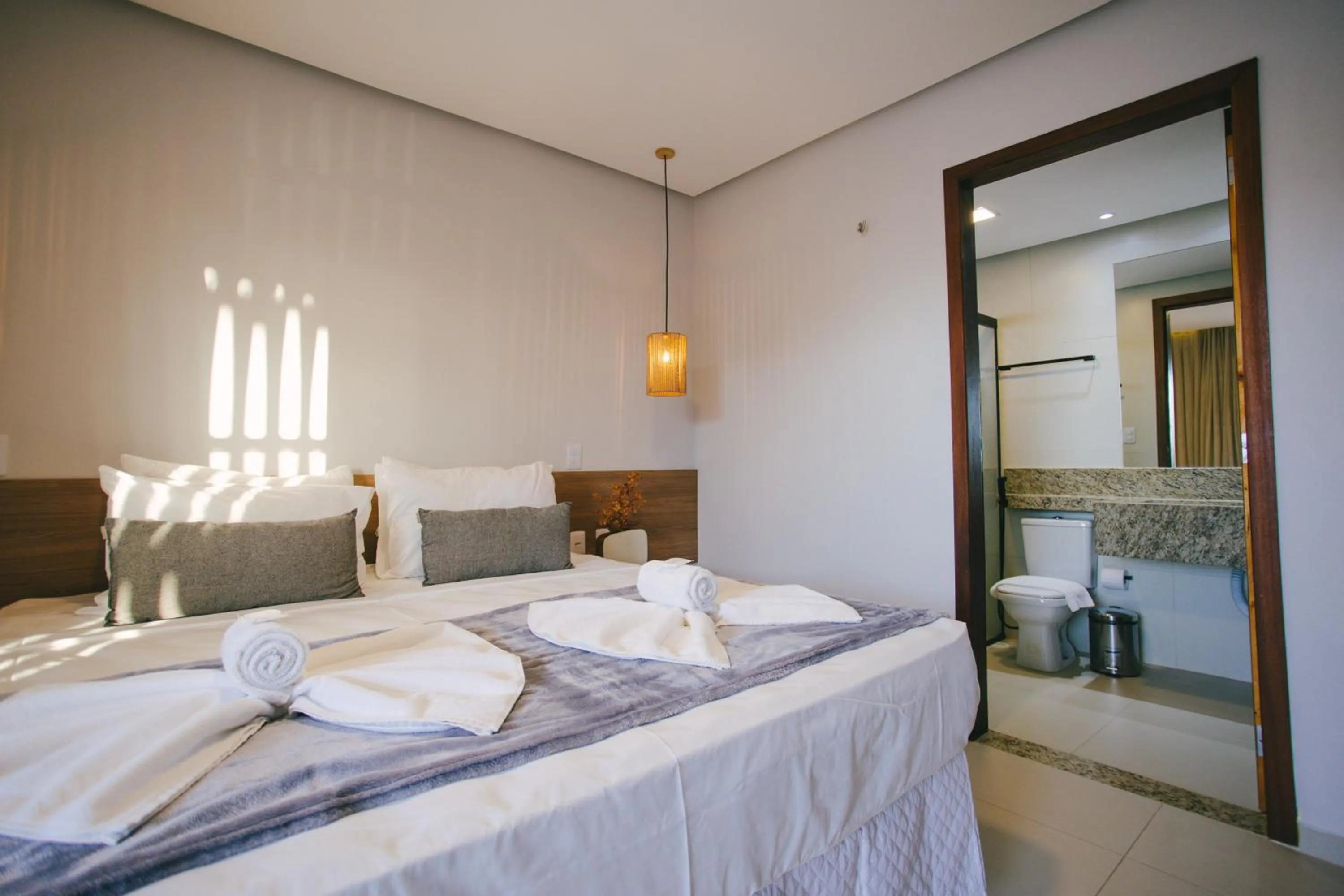 Bed in Oiti Beach Resort Tutoia