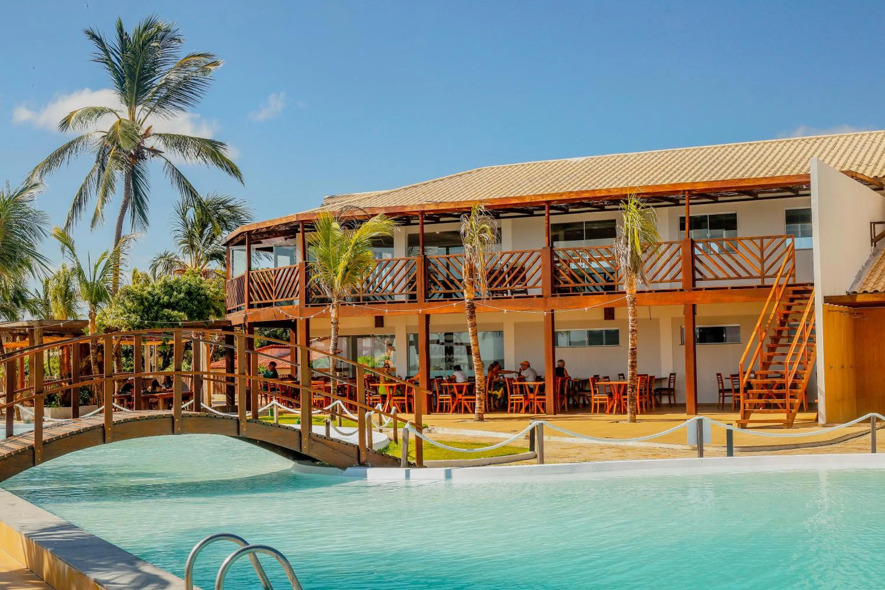 Swimming pool in Oiti Beach Resort Tutoia