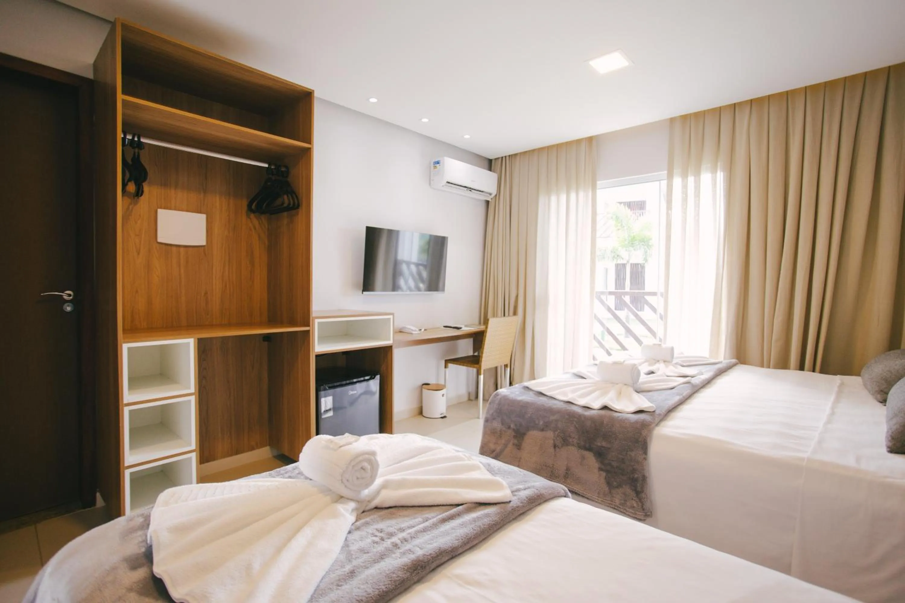 Bed in Oiti Beach Resort Tutoia