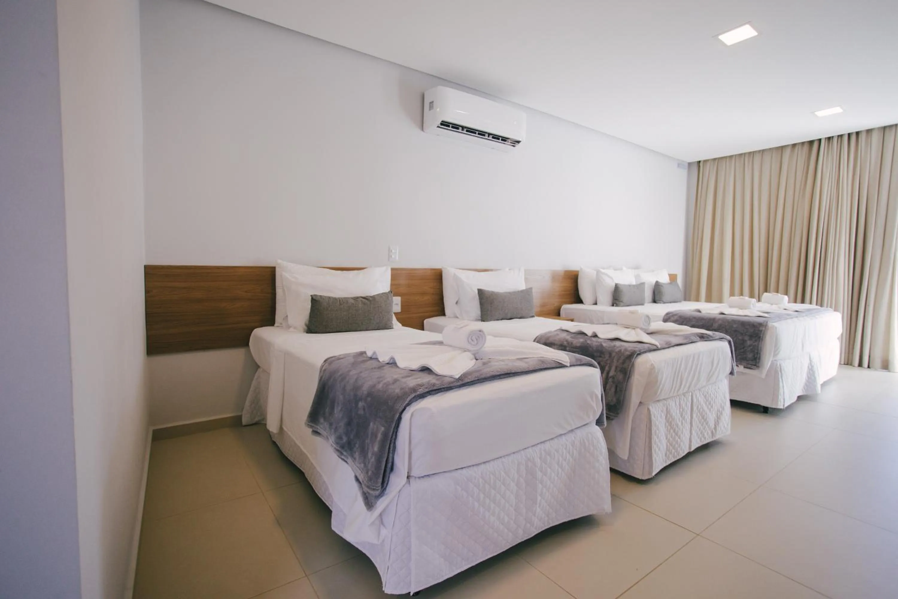 Bed in Oiti Beach Resort Tutoia