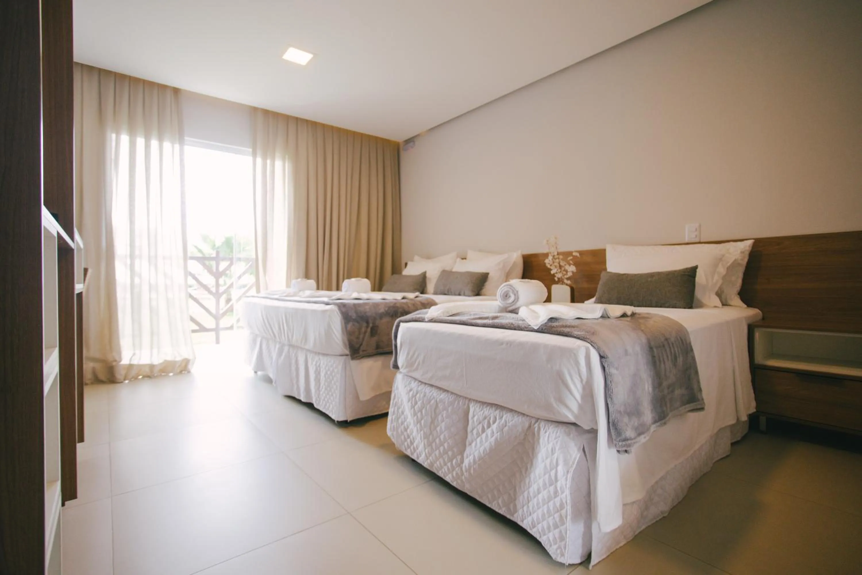 Bed in Oiti Beach Resort Tutoia