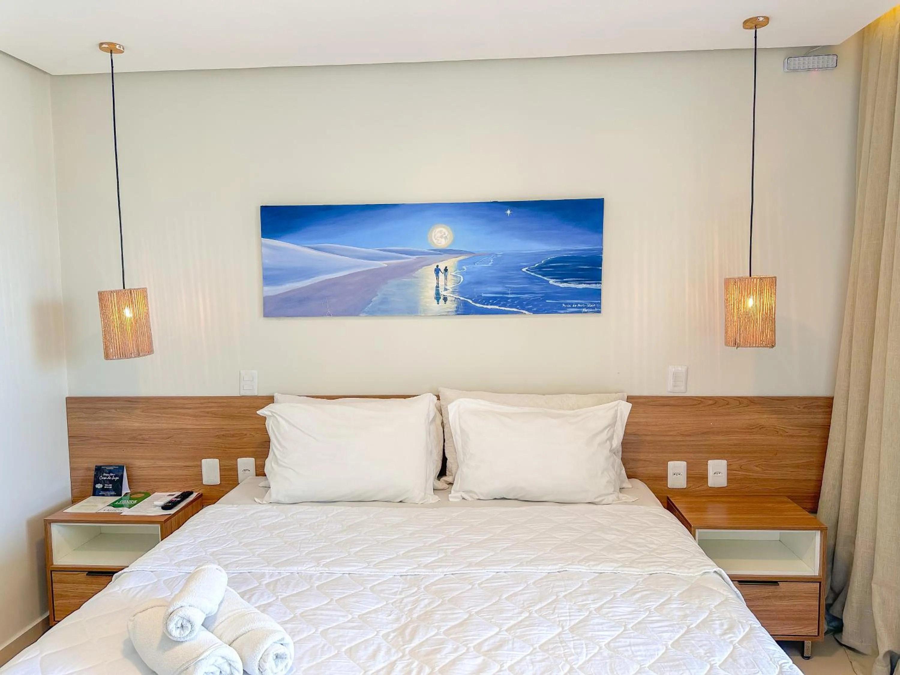 Bed in Oiti Beach Resort Tutoia