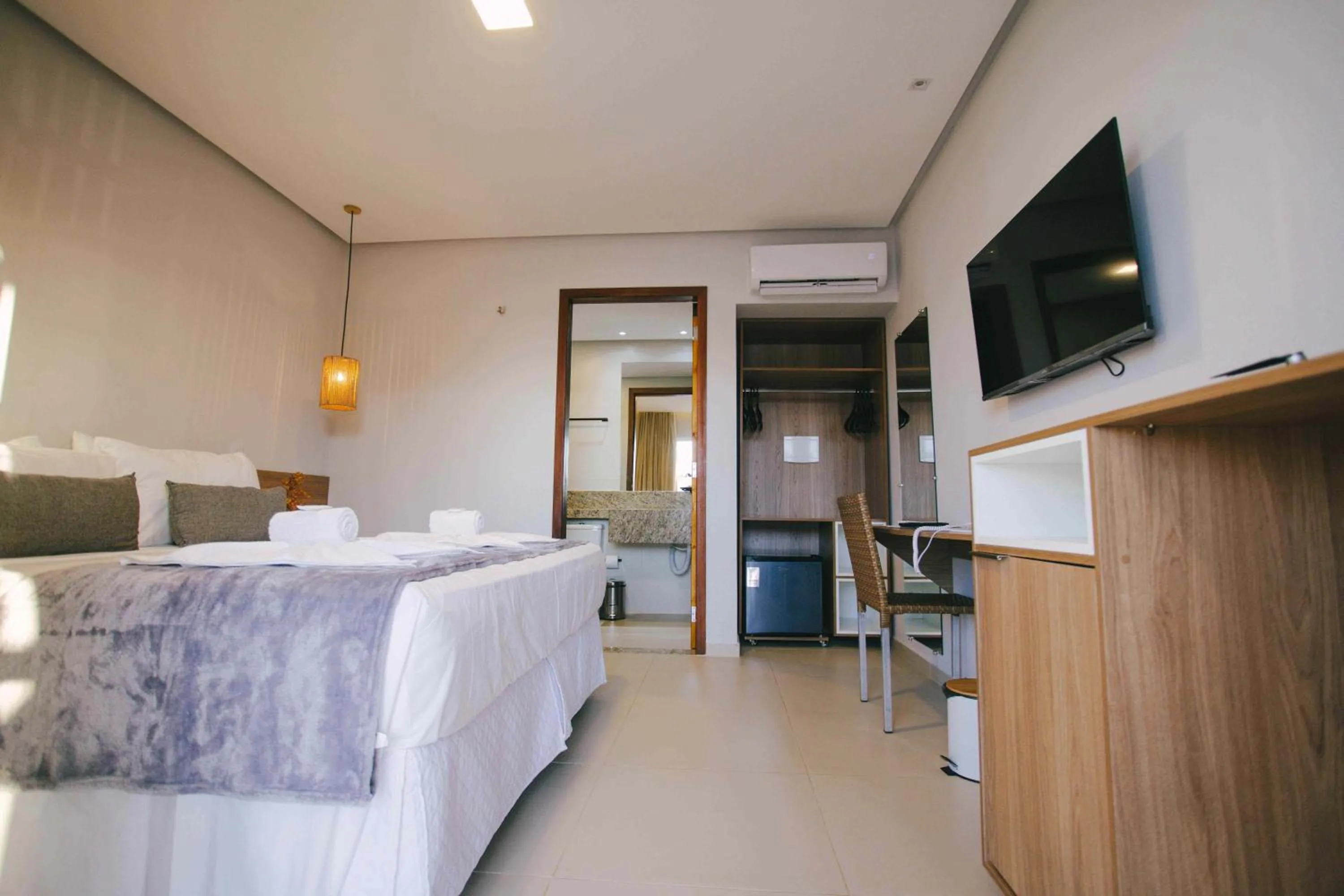 Bed in Oiti Beach Resort Tutoia