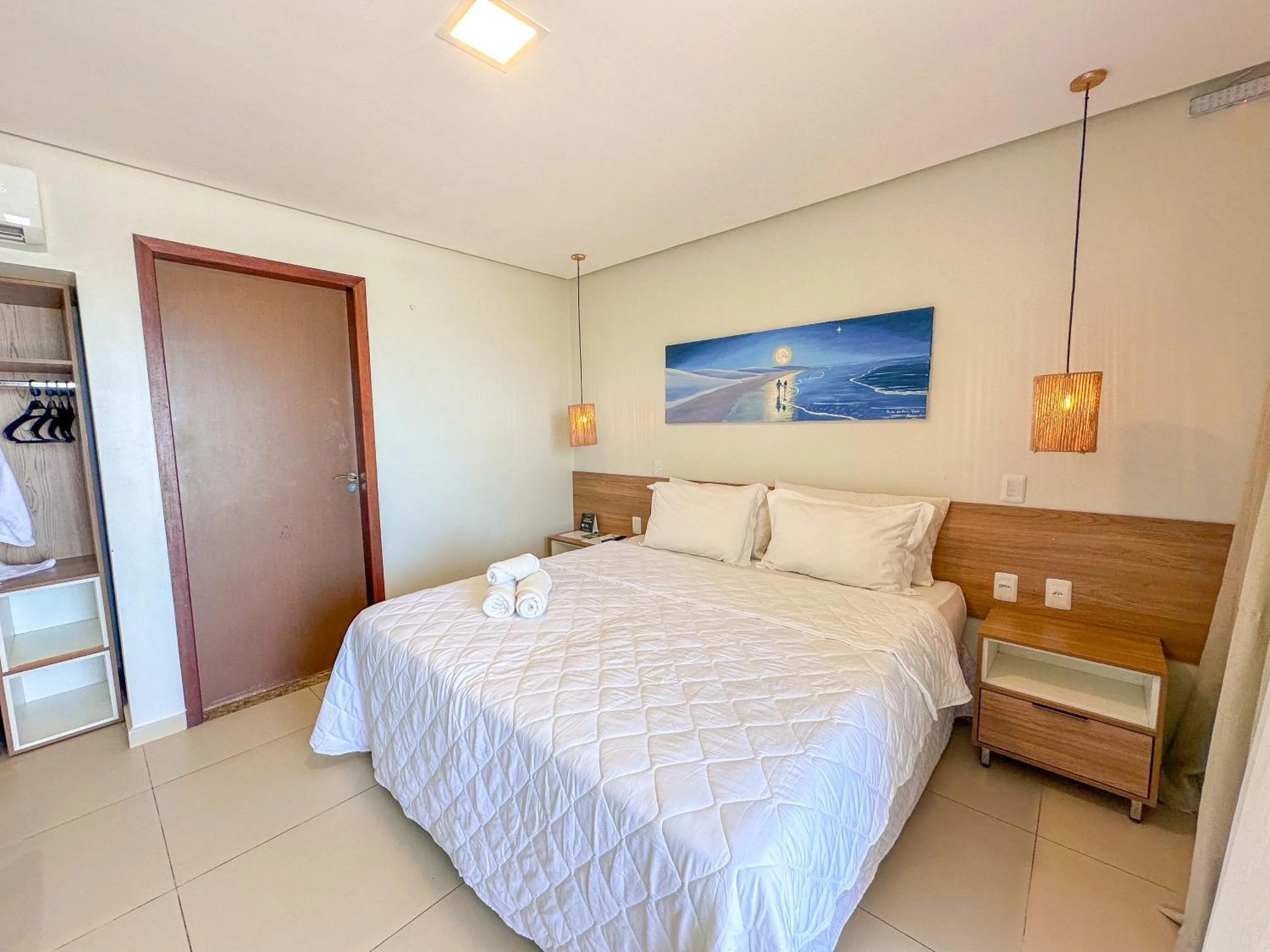 Bed in Oiti Beach Resort Tutoia