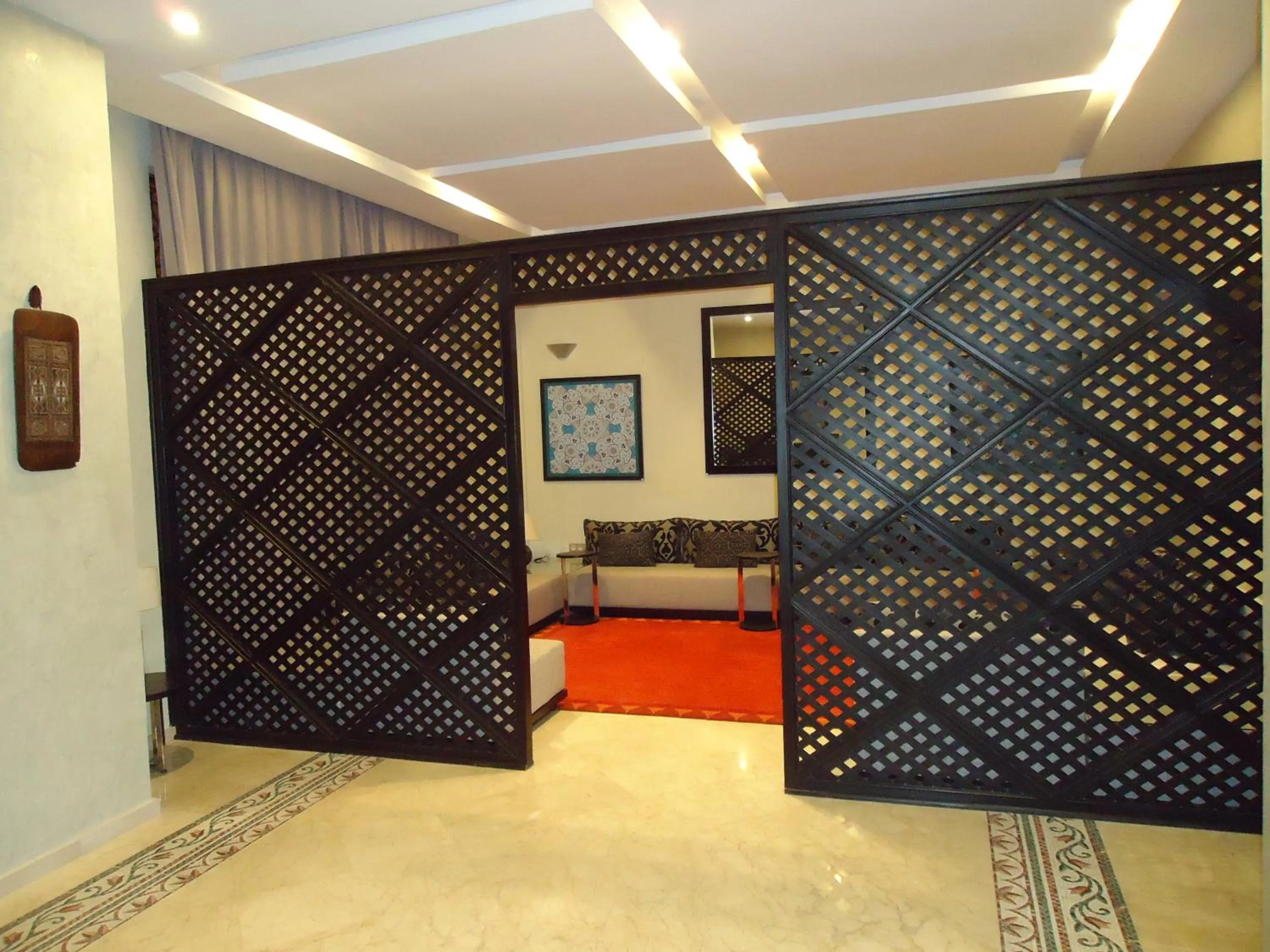 Communal lounge/ TV room in Hotel Emilio Moretti