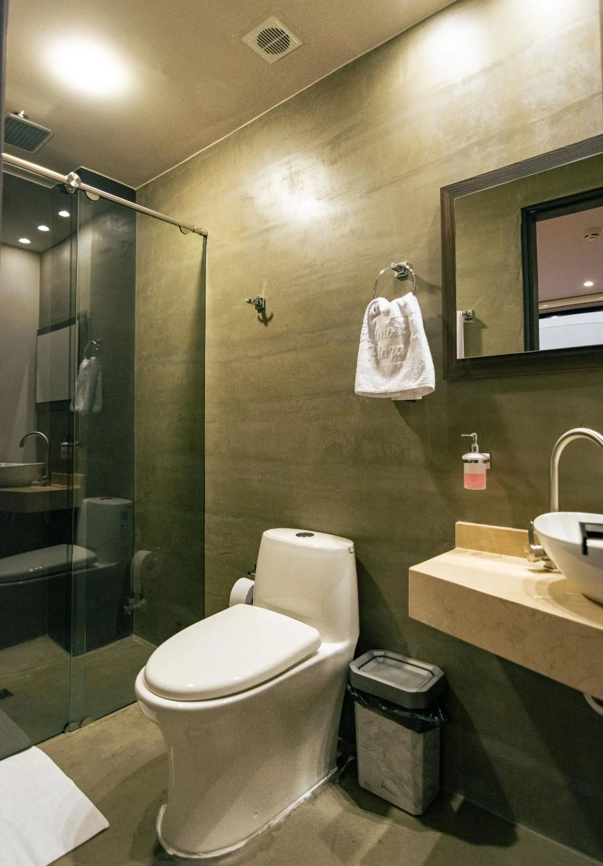 Toilet in Balmoral Plaza Hotel