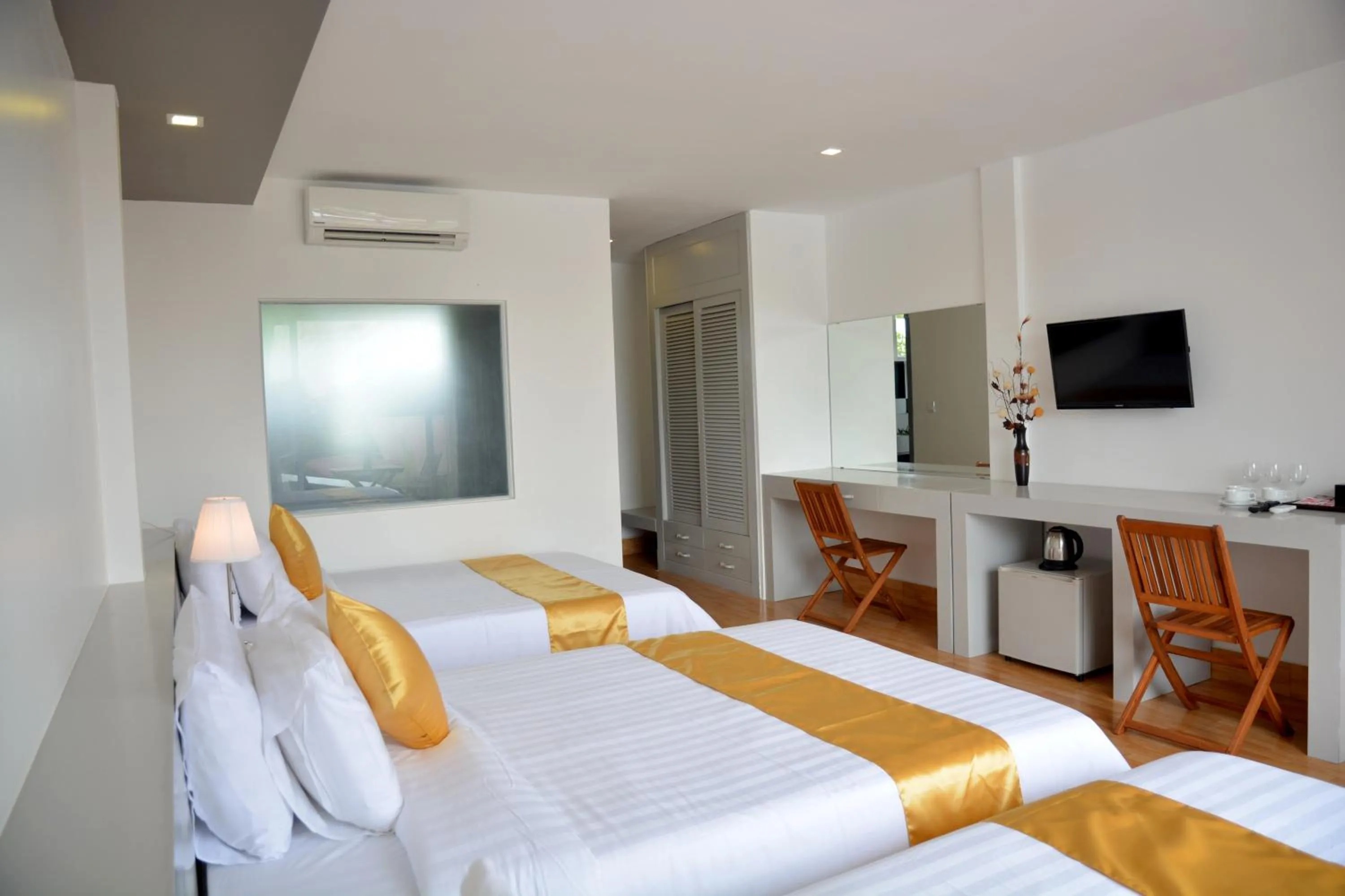 Bed in Angkor Sweet Night Hotel