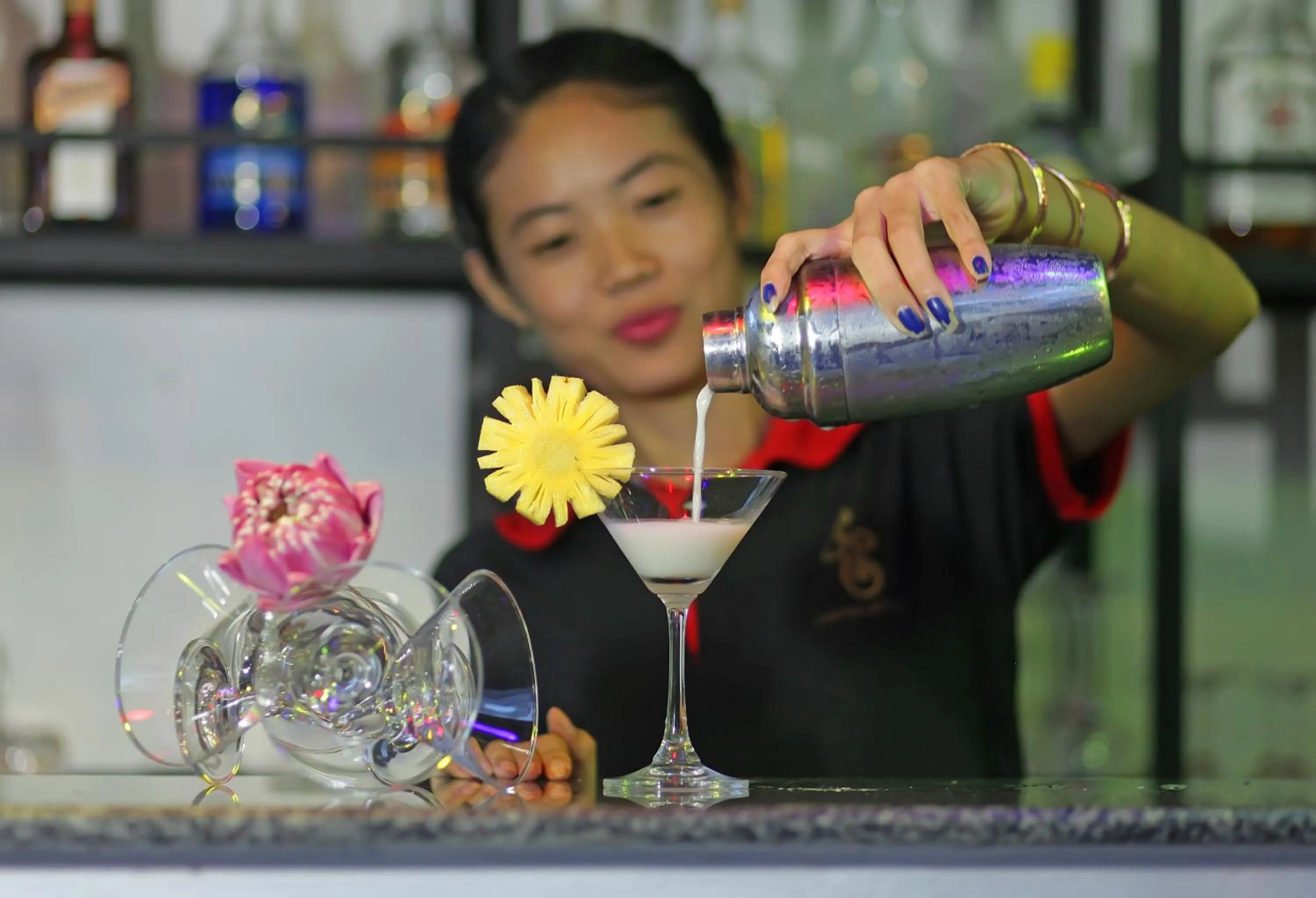 Staff in Angkor Sweet Night Hotel