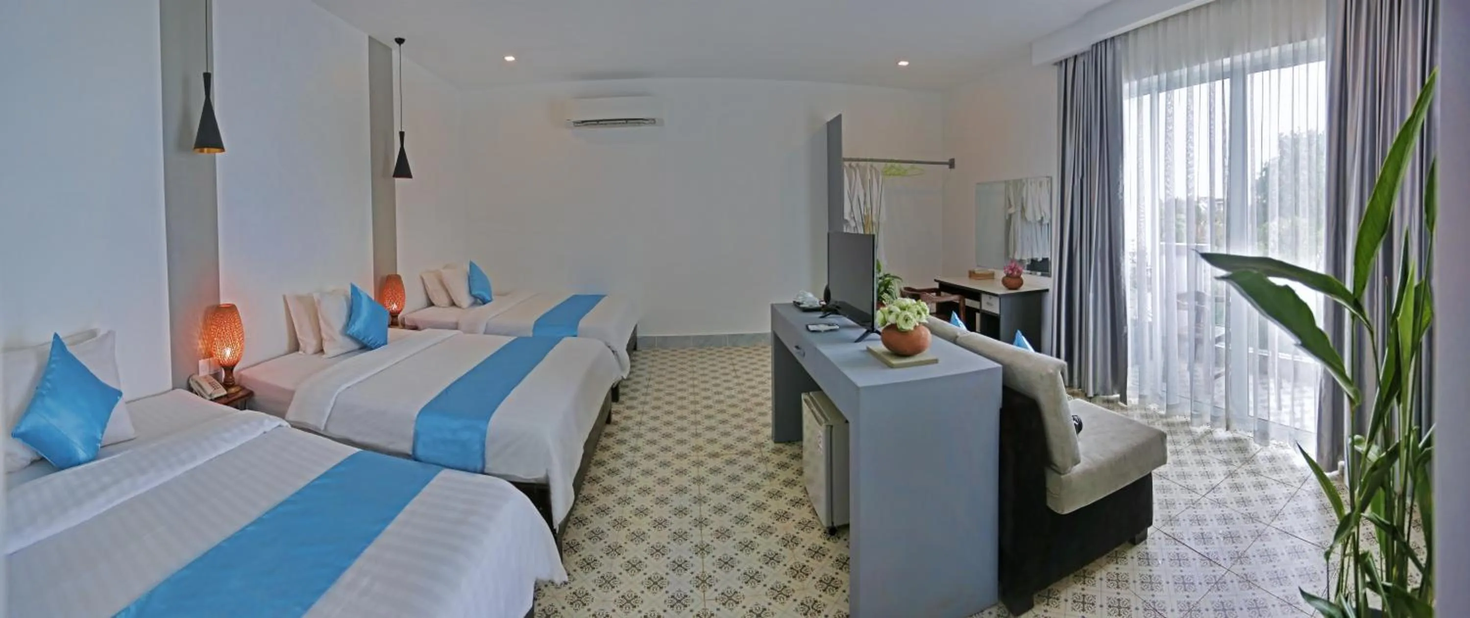 Photo of the whole room, Bed in Angkor Sweet Night Hotel