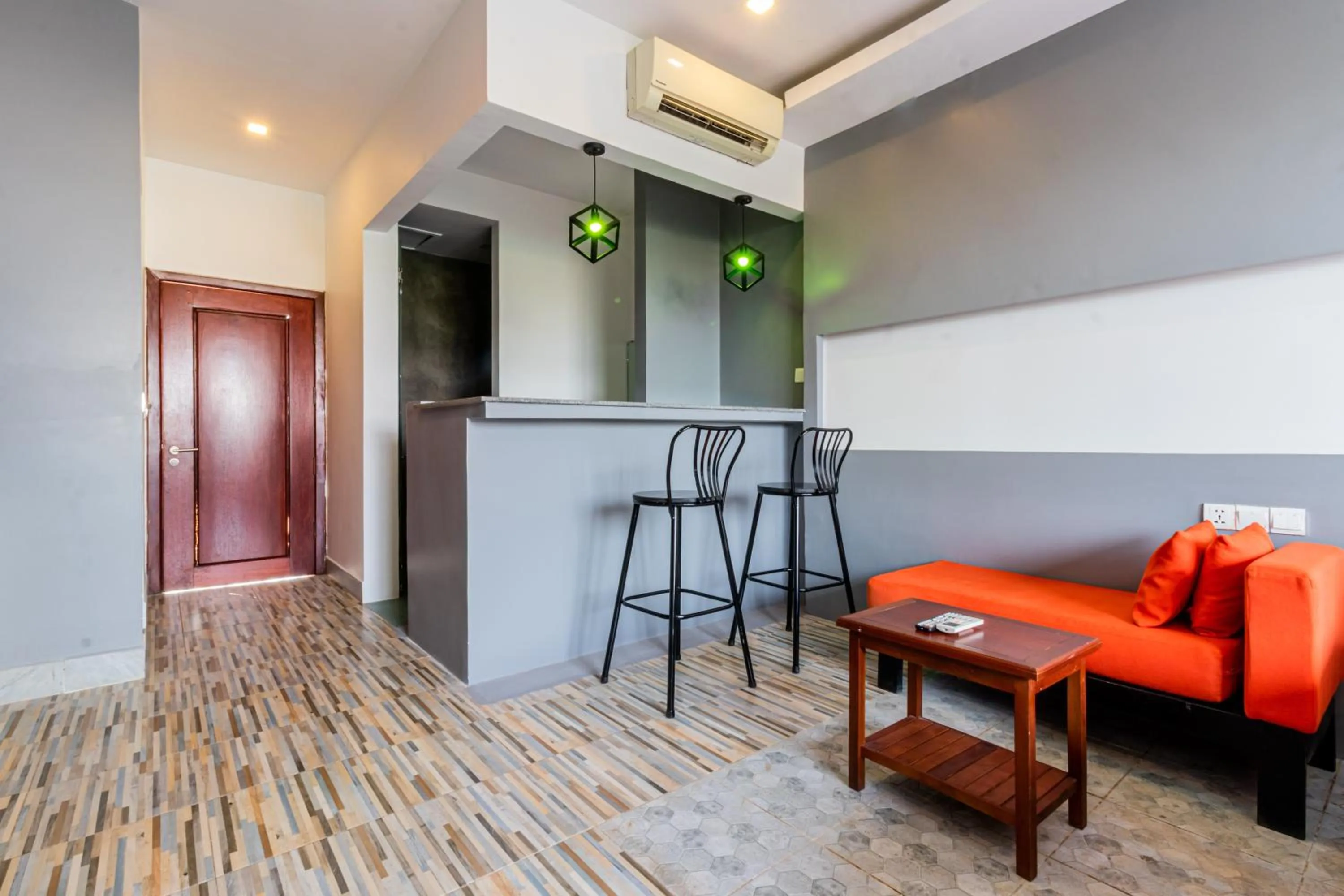 Seating area in Angkor Sweet Night Hotel