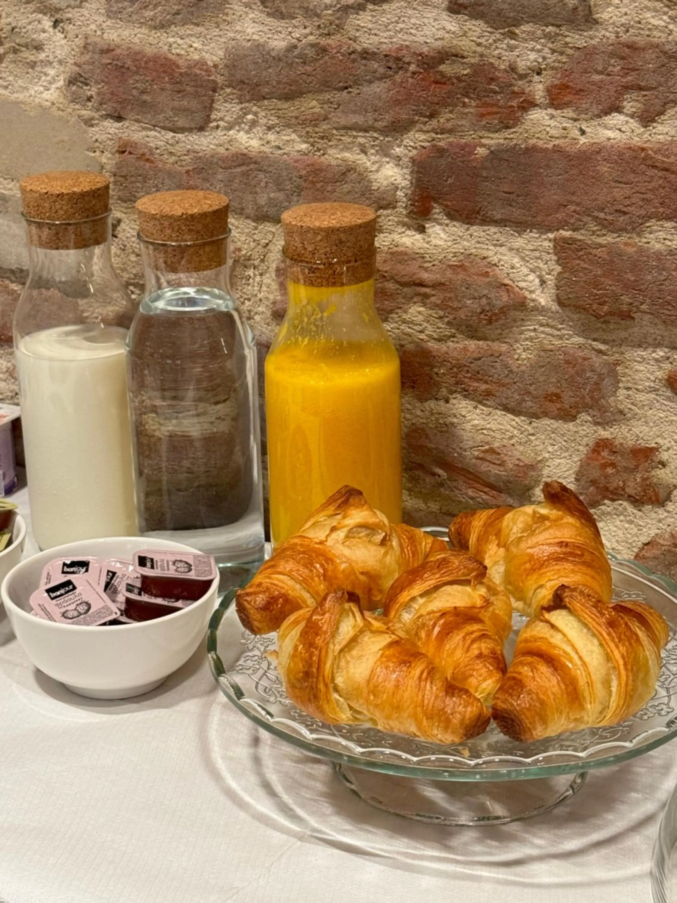 Continental breakfast in Faces & Places Boutique Hotel