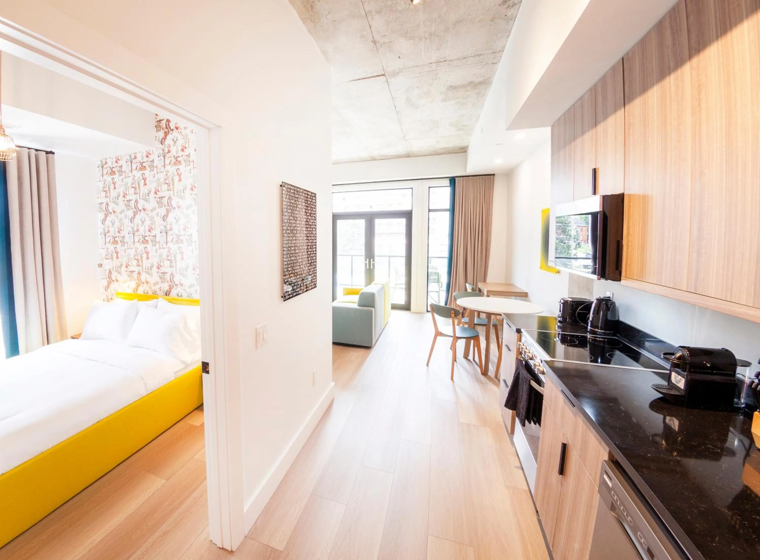 Living room, Bed in The Laundry Rooms Augusta