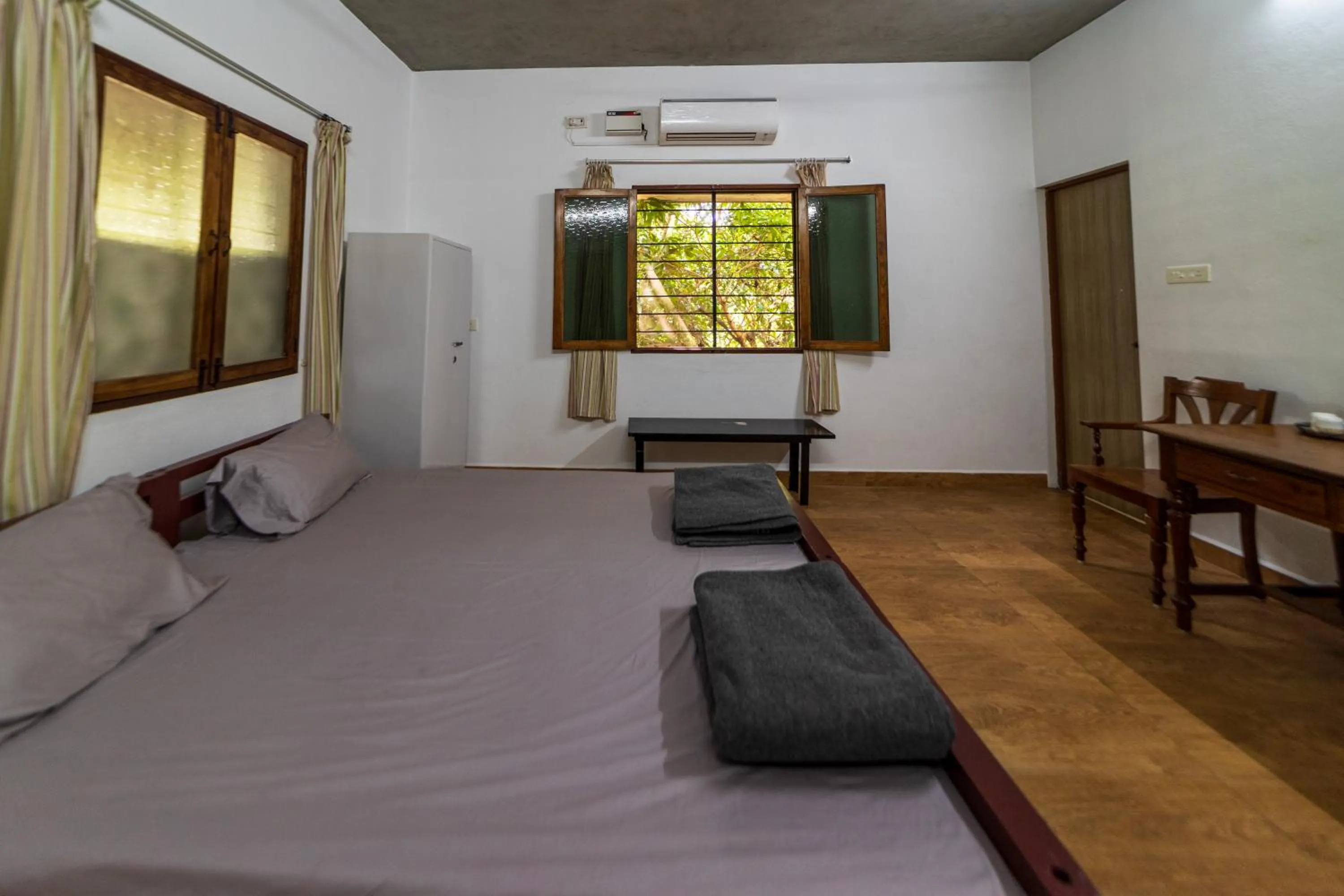 Bedroom in Aurovidya Retreat