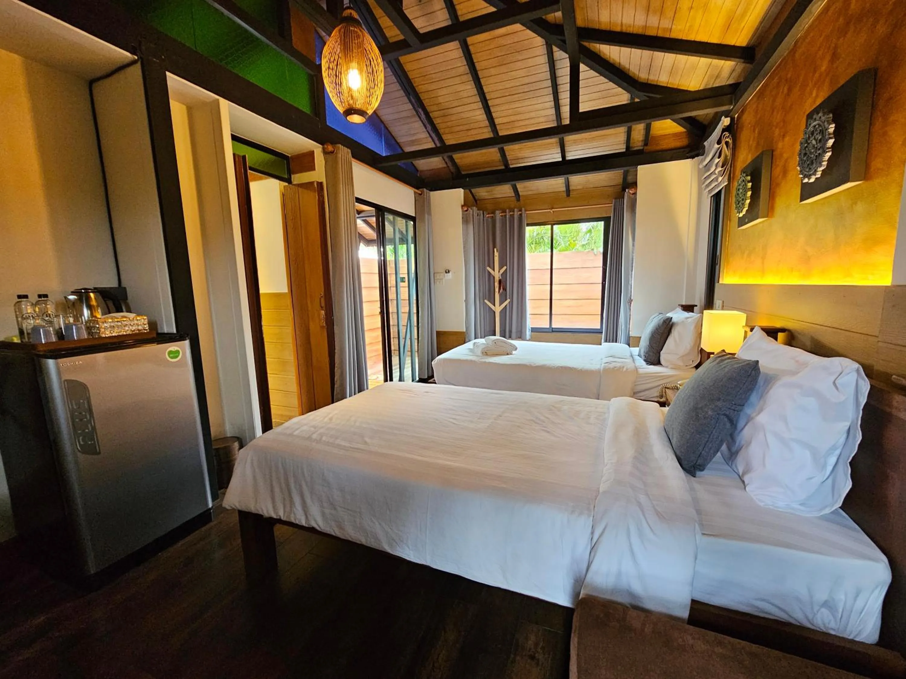 Photo of the whole room, Bed in R1 Resort Rajapruek Chiangmai