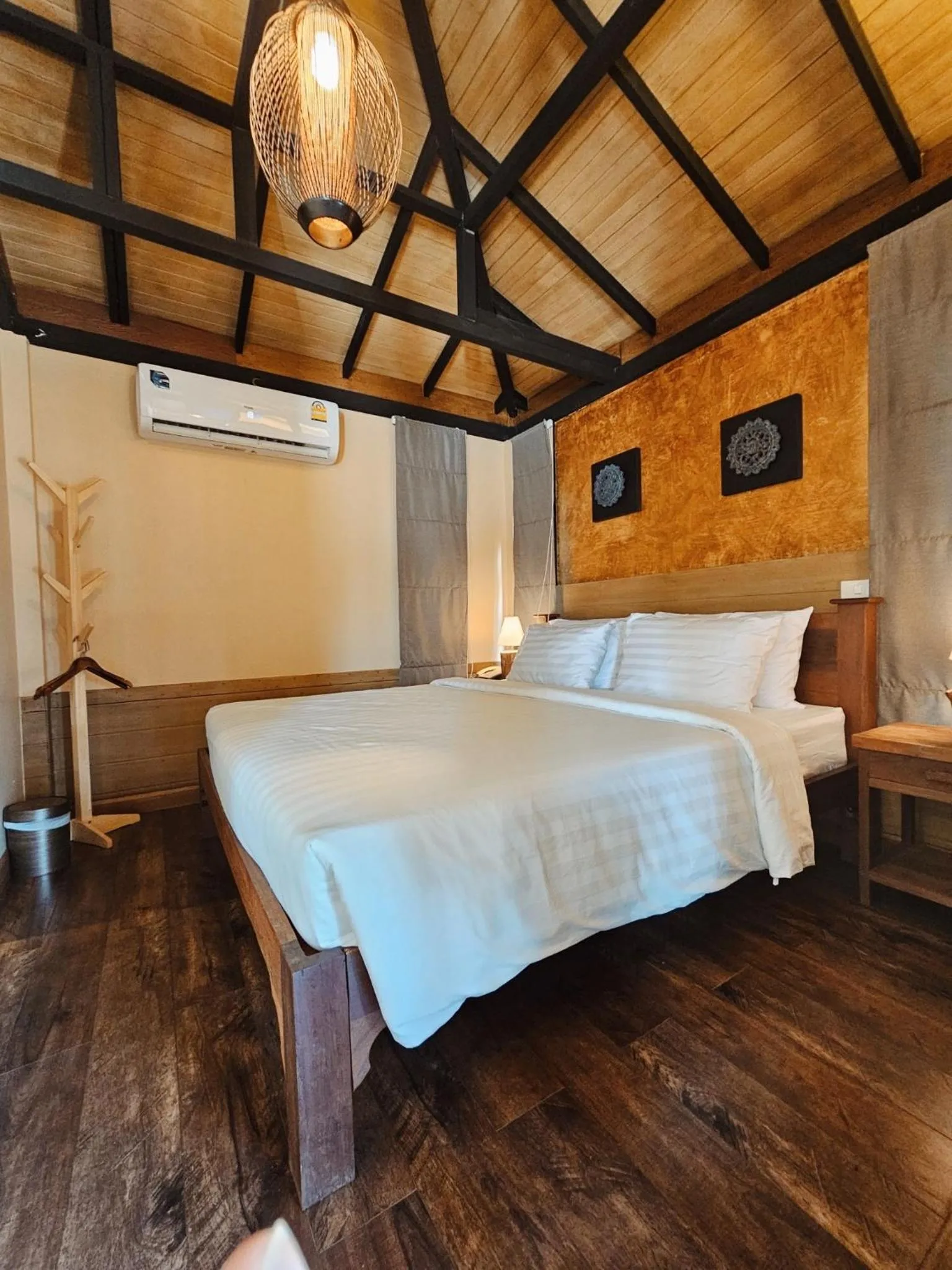 Bed in R1 Resort Rajapruek Chiangmai