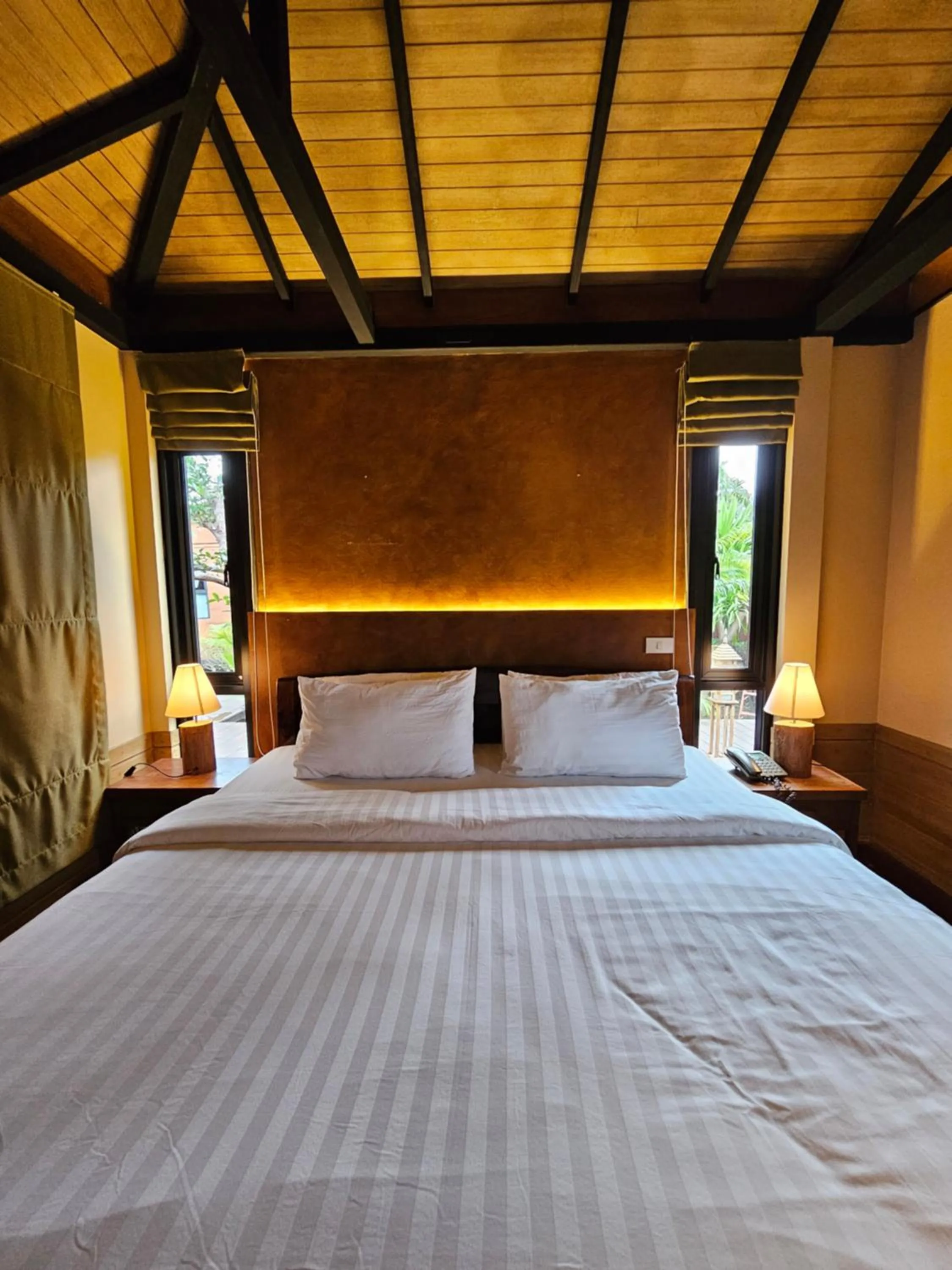 Bed in R1 Resort Rajapruek Chiangmai
