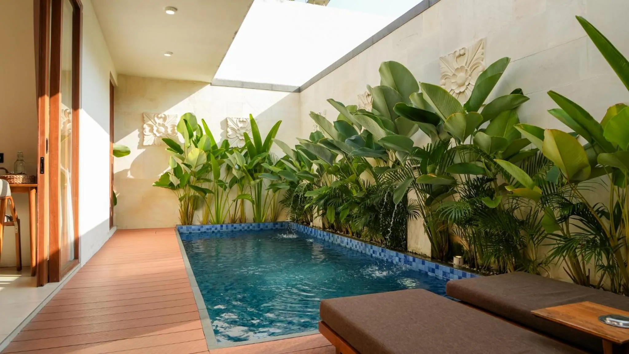 Garden view in Villa Di Bali