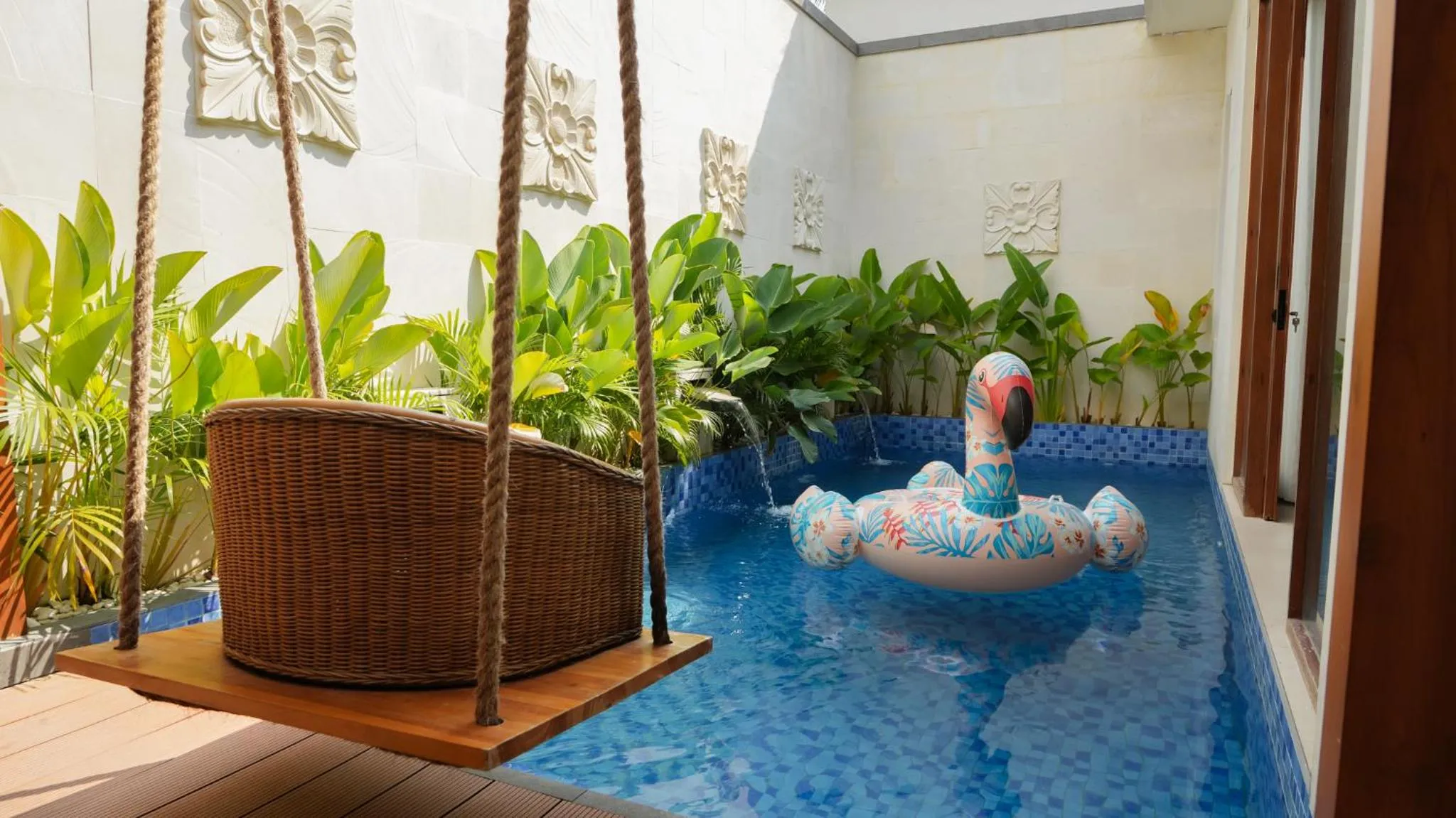 Garden view in Villa Di Bali