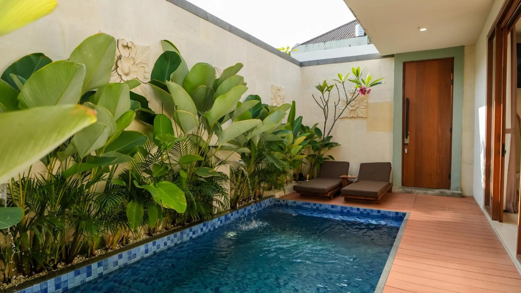 Garden view in Villa Di Bali