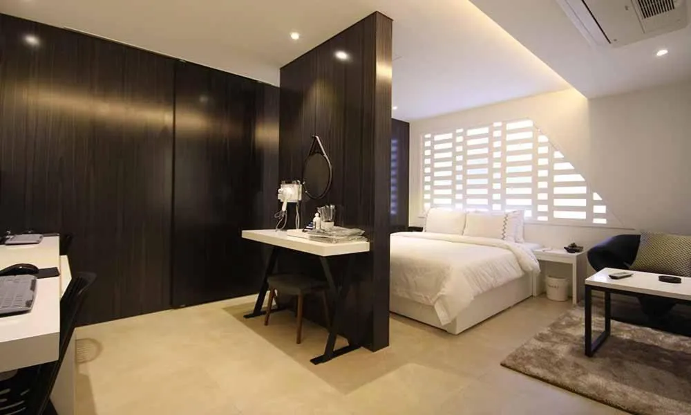 Photo of the whole room, Bed in Jeonju Mari Hotel