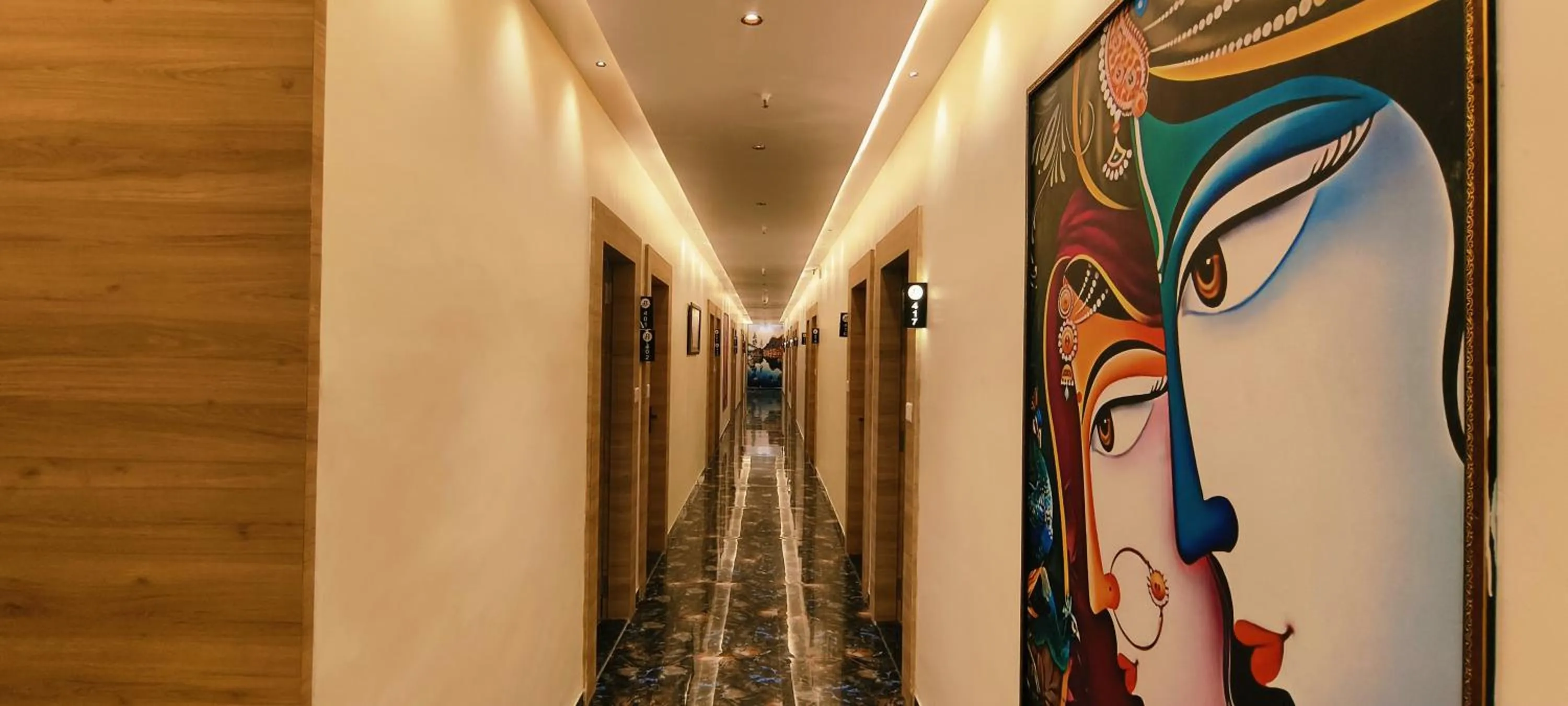 Lobby or reception in Hotel Krish villa