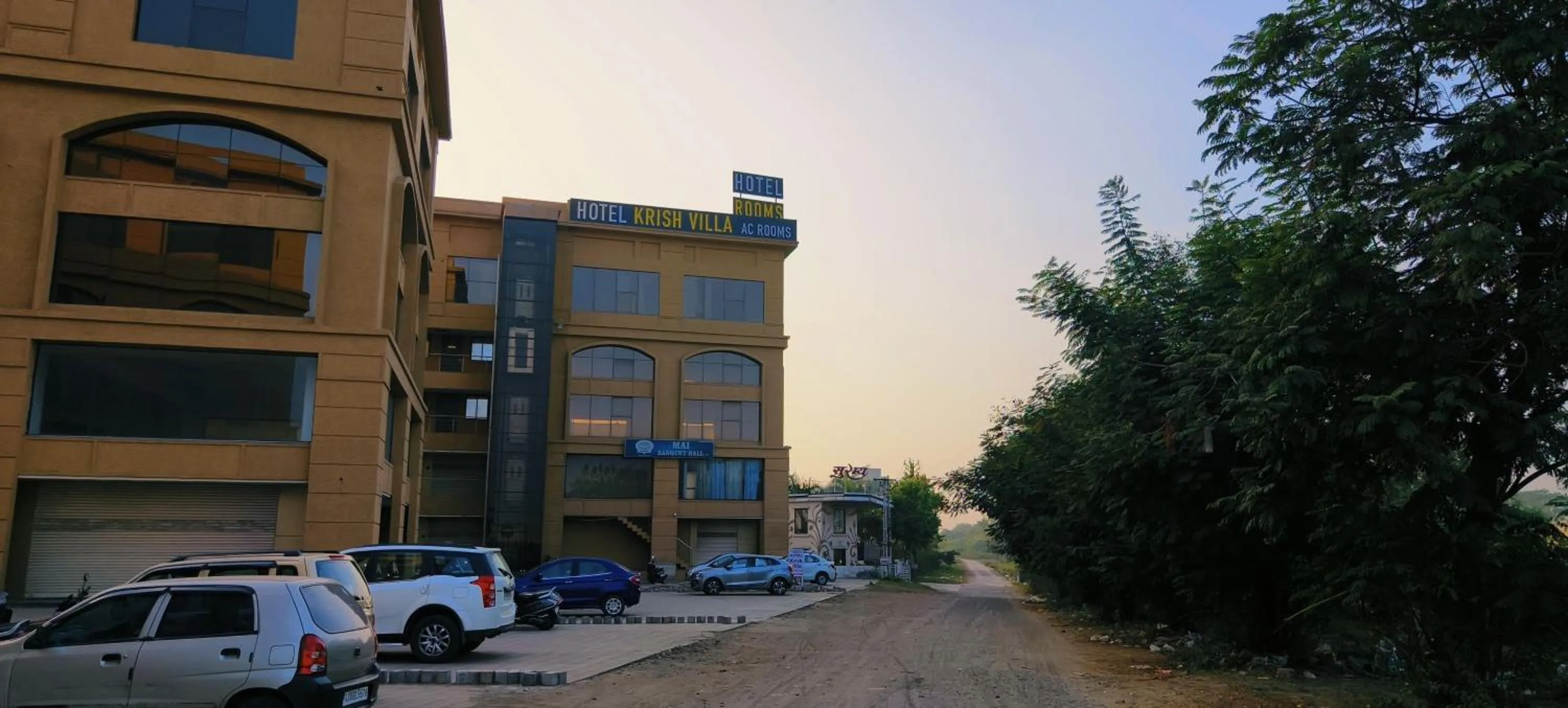 Property building in Hotel Krish villa