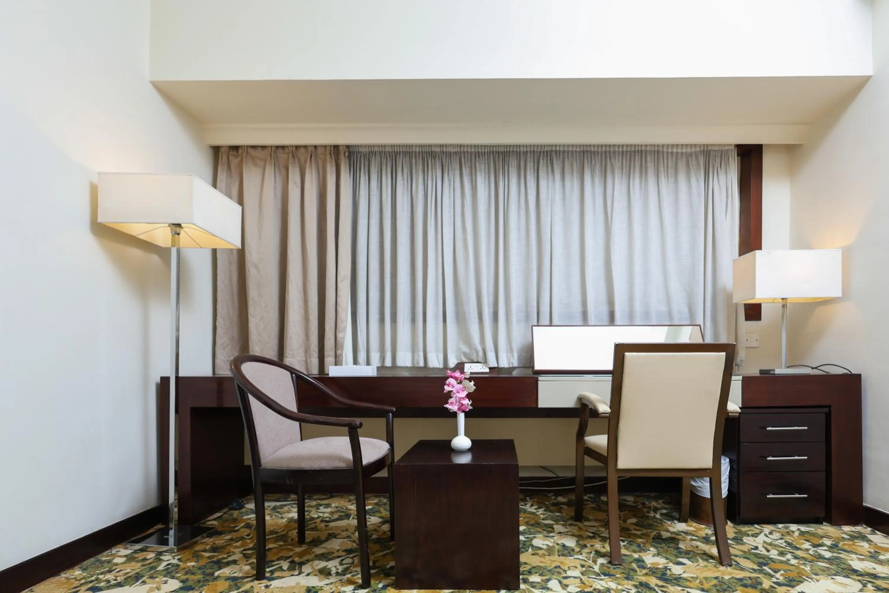 Seating area in Aavri Hotel