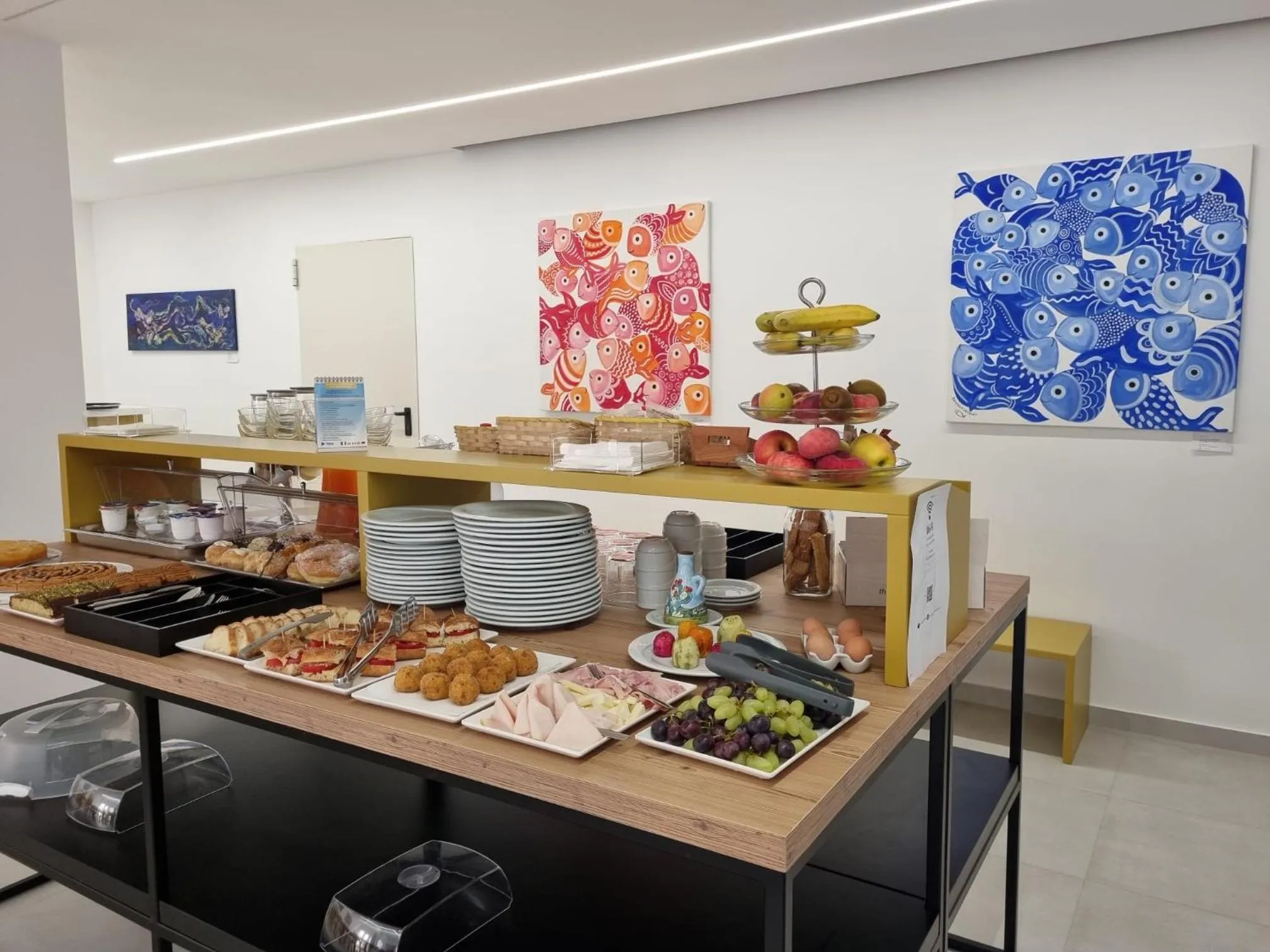 Breakfast in Hotel Arte Mare - camere in via del mulino 45