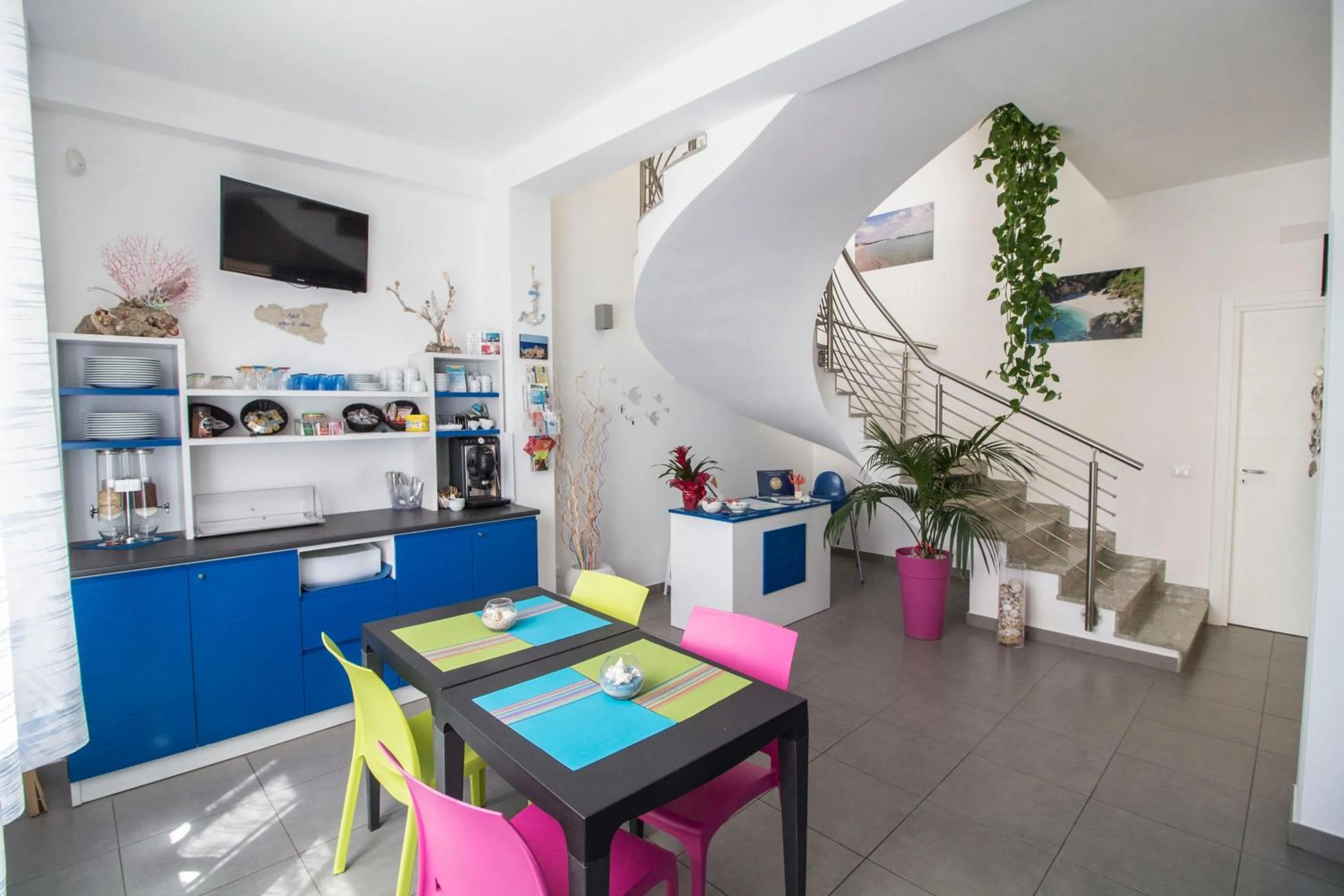 Lobby or reception in B&B Aria di Mare