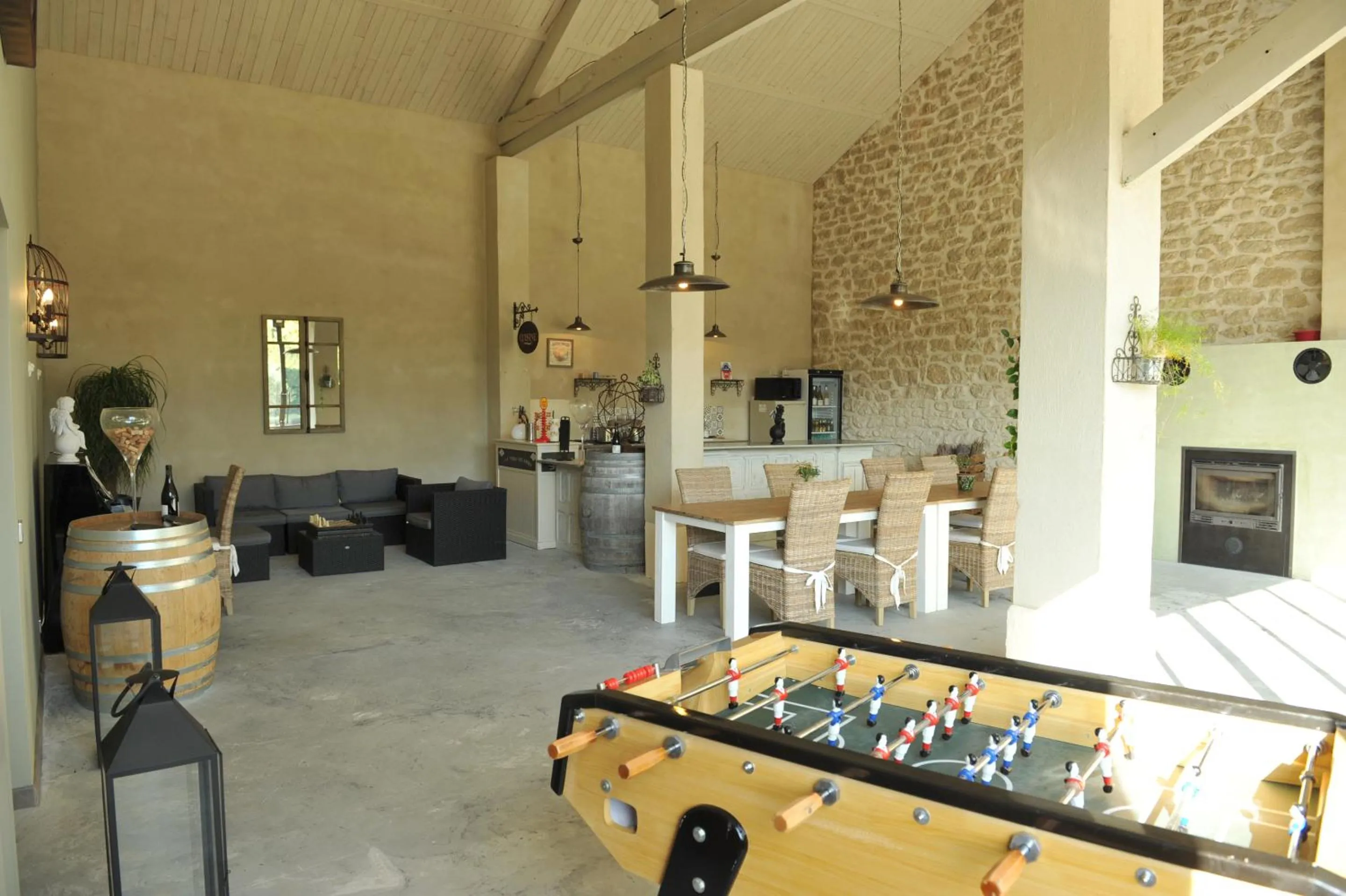Dining area in Le Mas Terre des Anges
