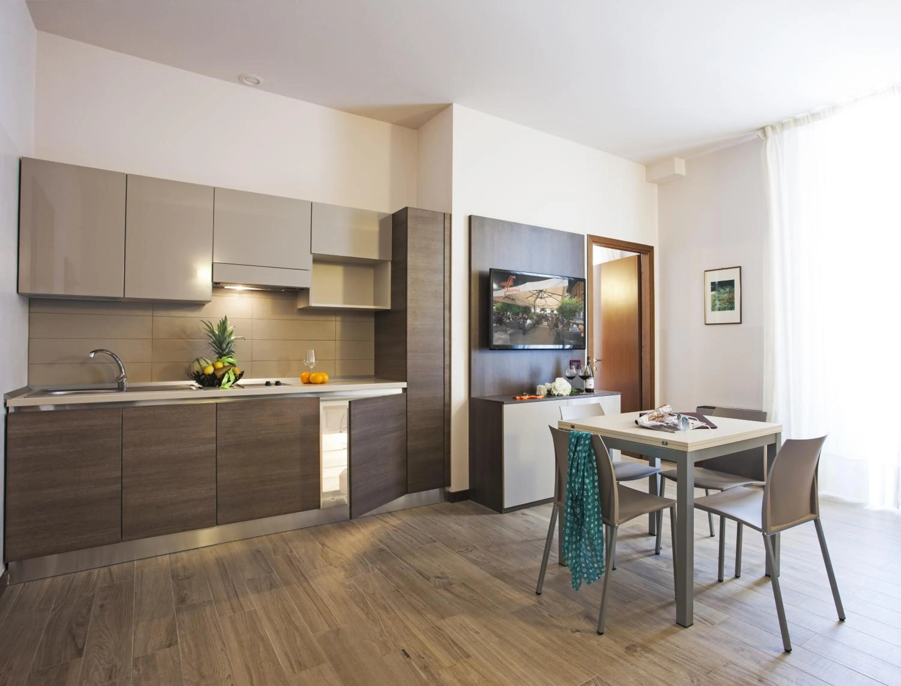 Kitchen or kitchenette in Residence Caffé Savona