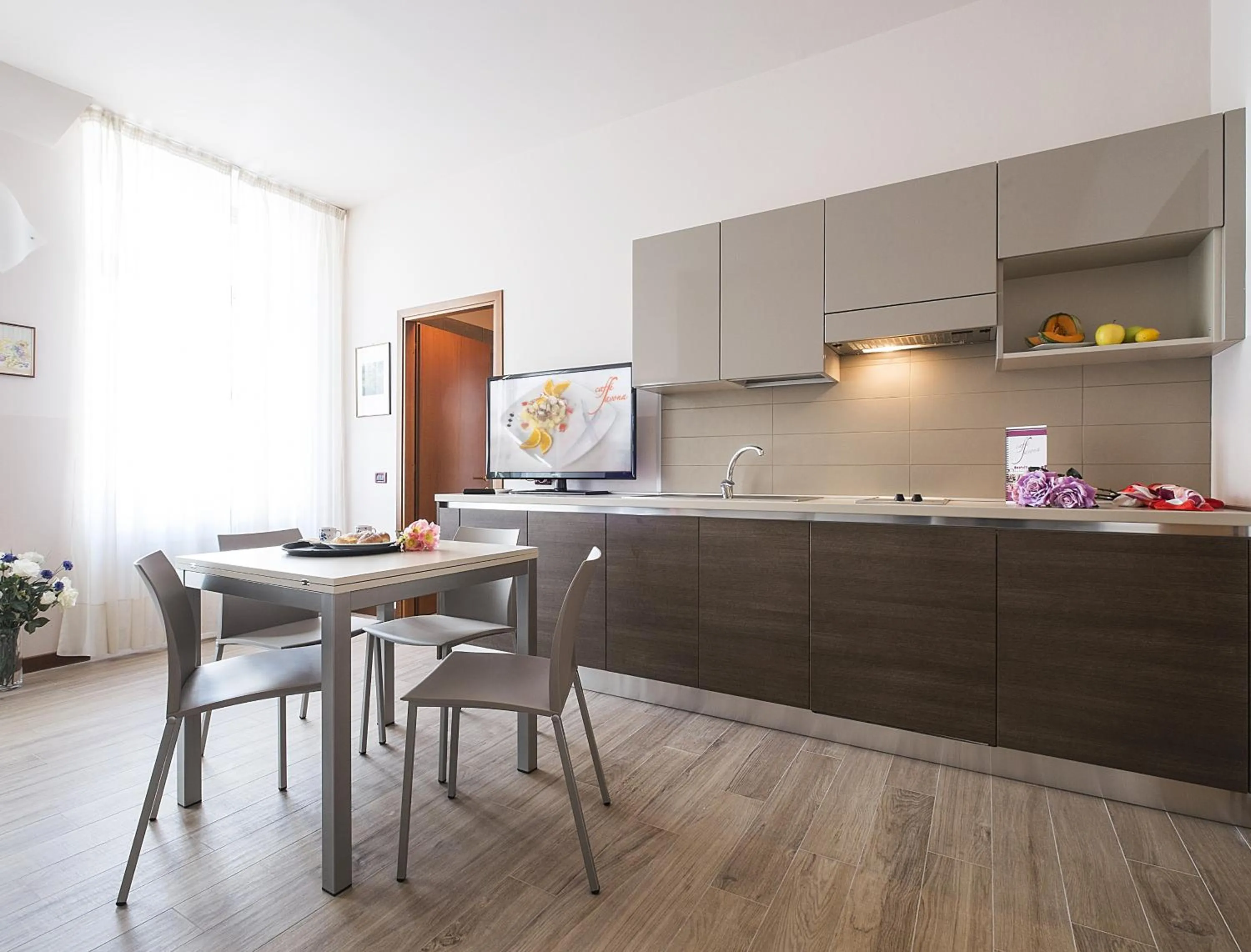 Kitchen or kitchenette in Residence Caffé Savona