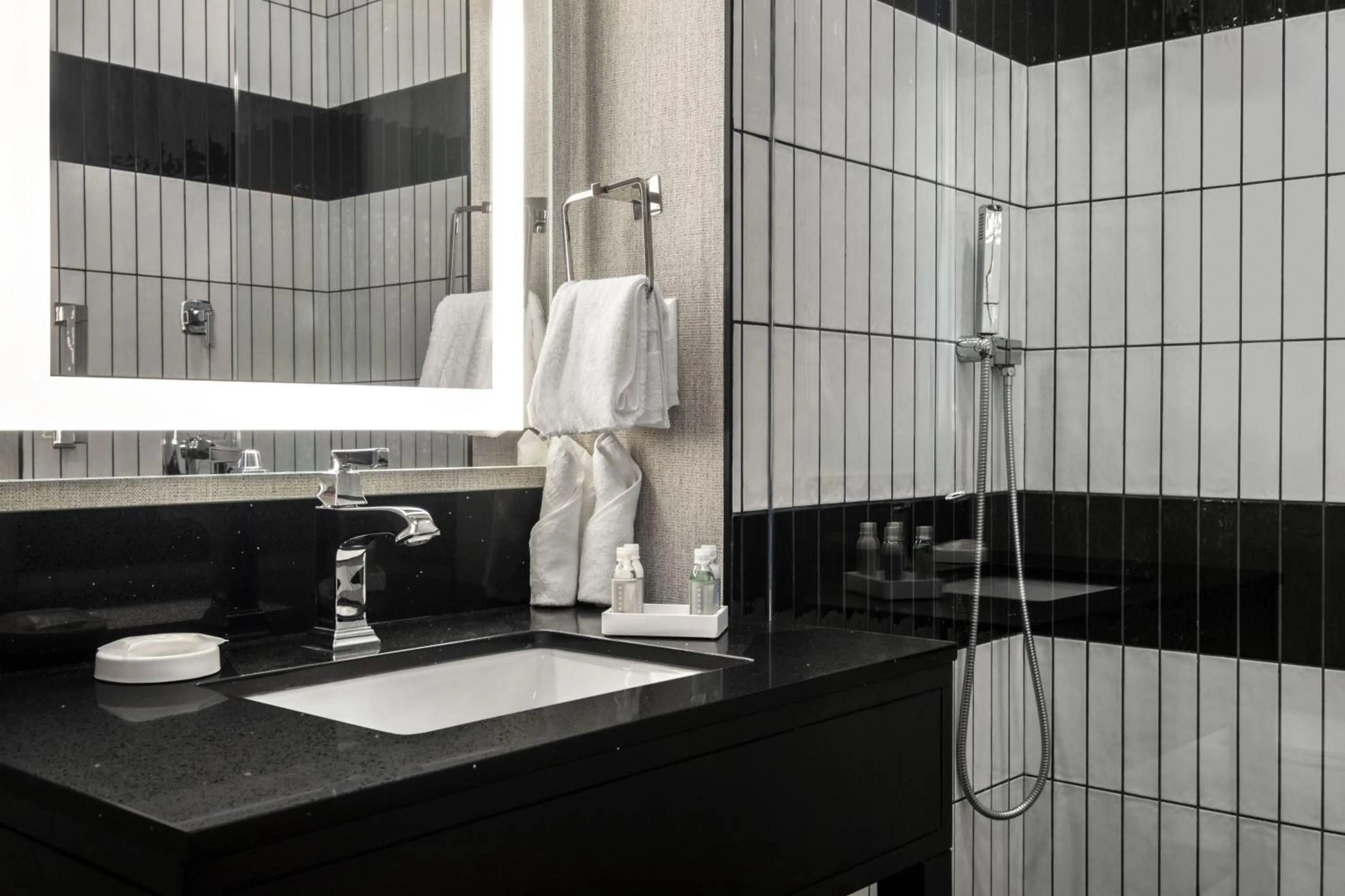 Shower in The Rubenstein Hotel