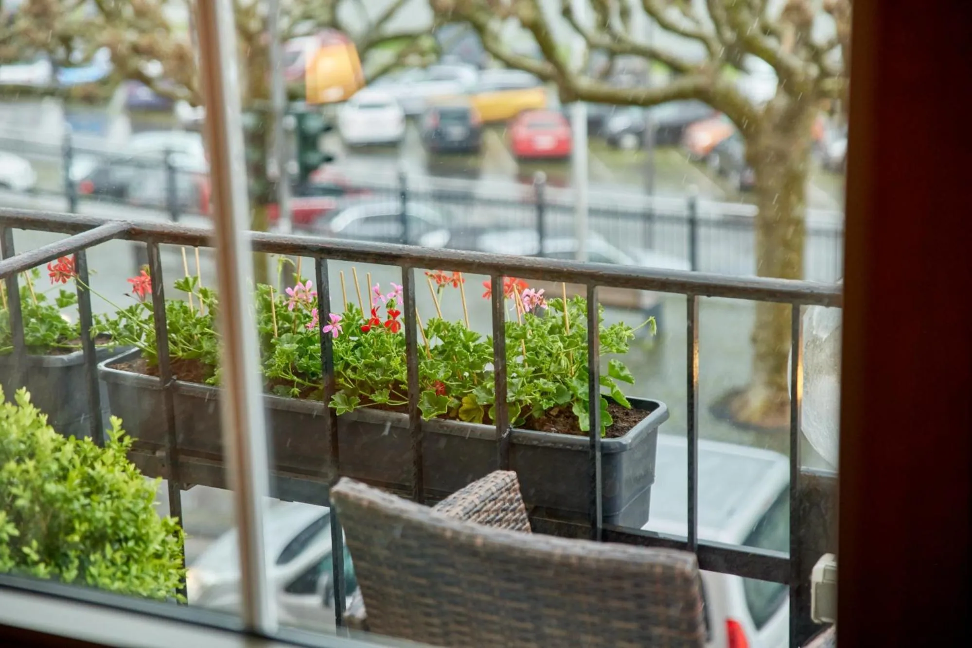 Balcony/Terrace in Moselhotel Römischer Kaiser