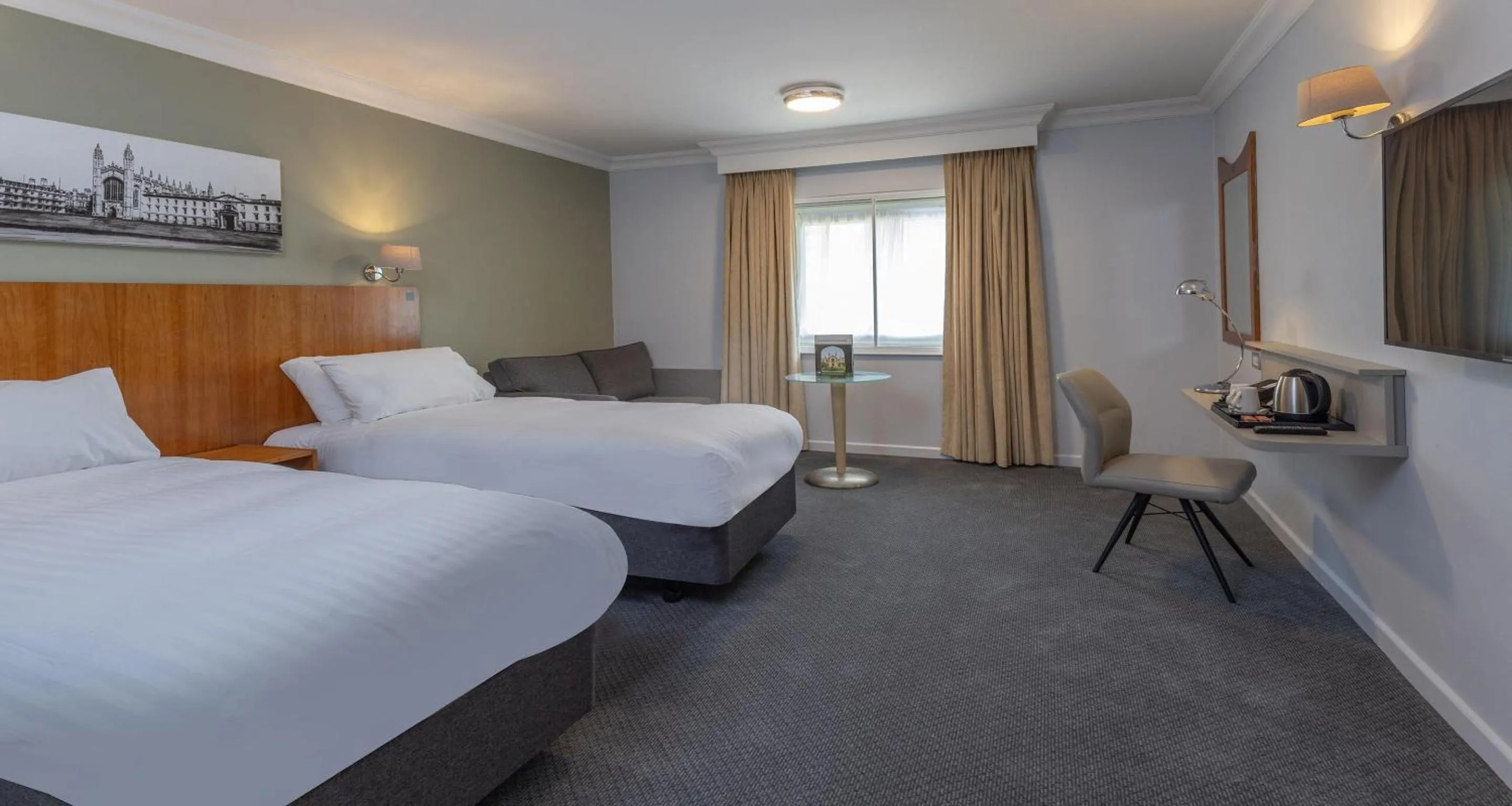 Bedroom, Bed in Cambridge Bar Hill Hotel, BW Signature Collection