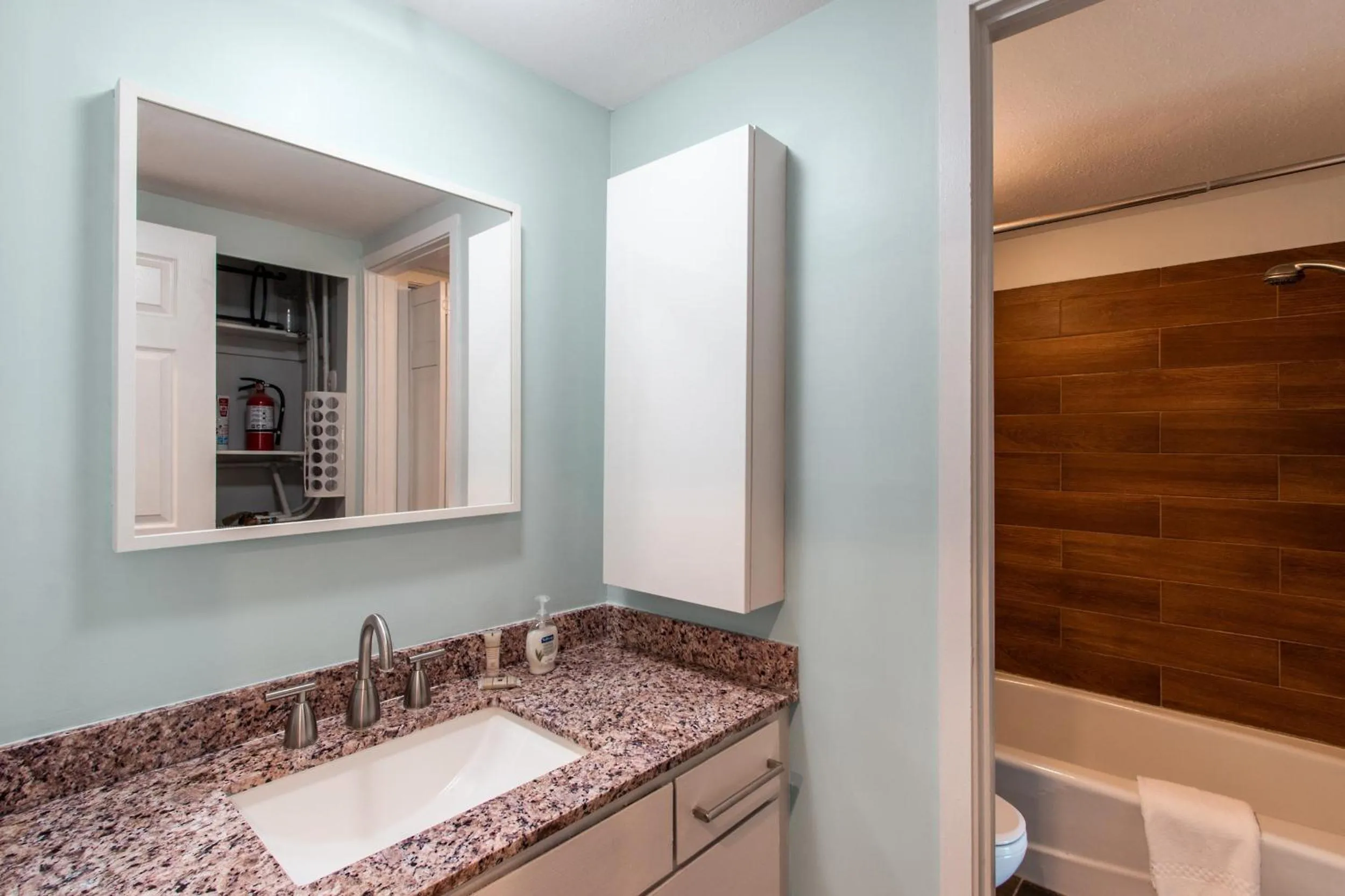 Bathroom in Hidden Creek by All Seasons Resort Lodging