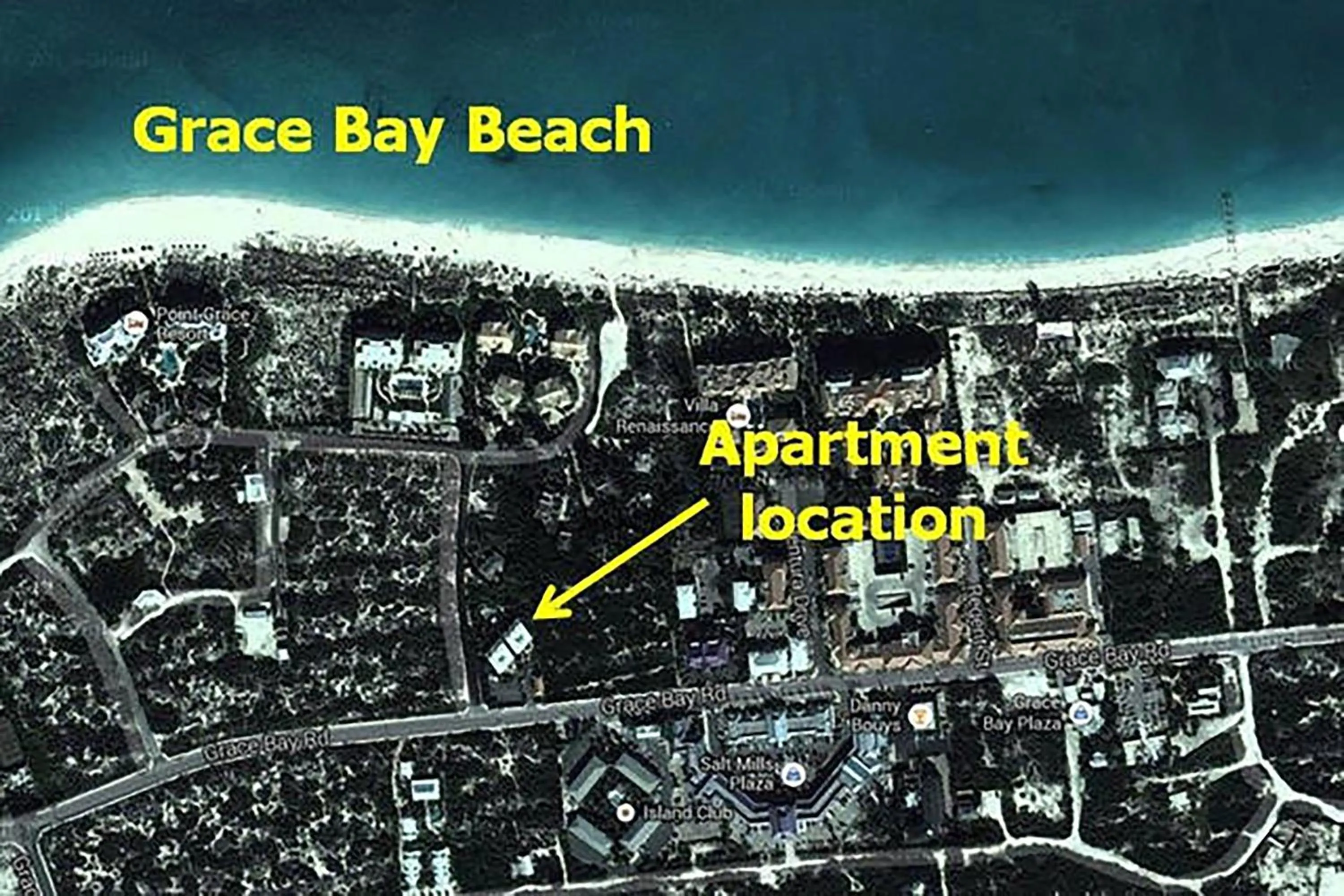 Bird's eye view in The Inn at Grace Bay