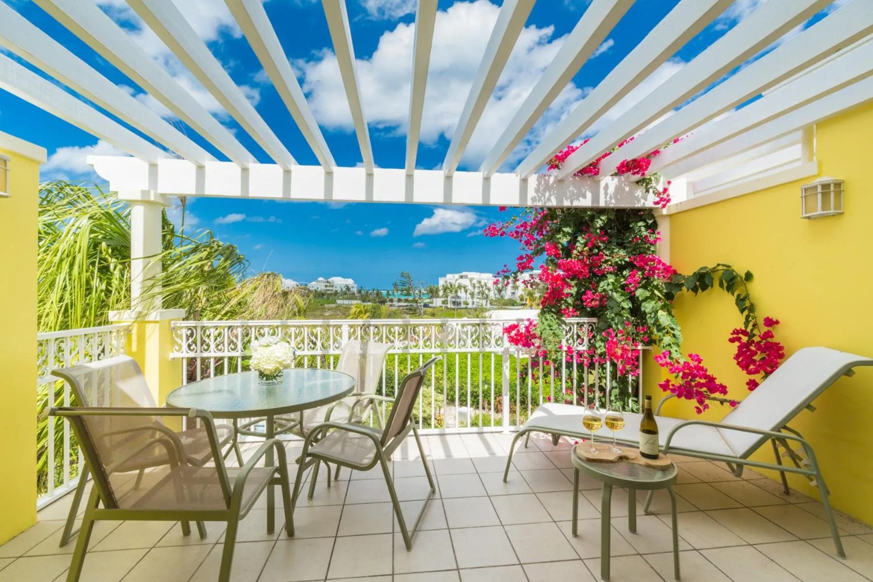 Patio in The Inn at Grace Bay