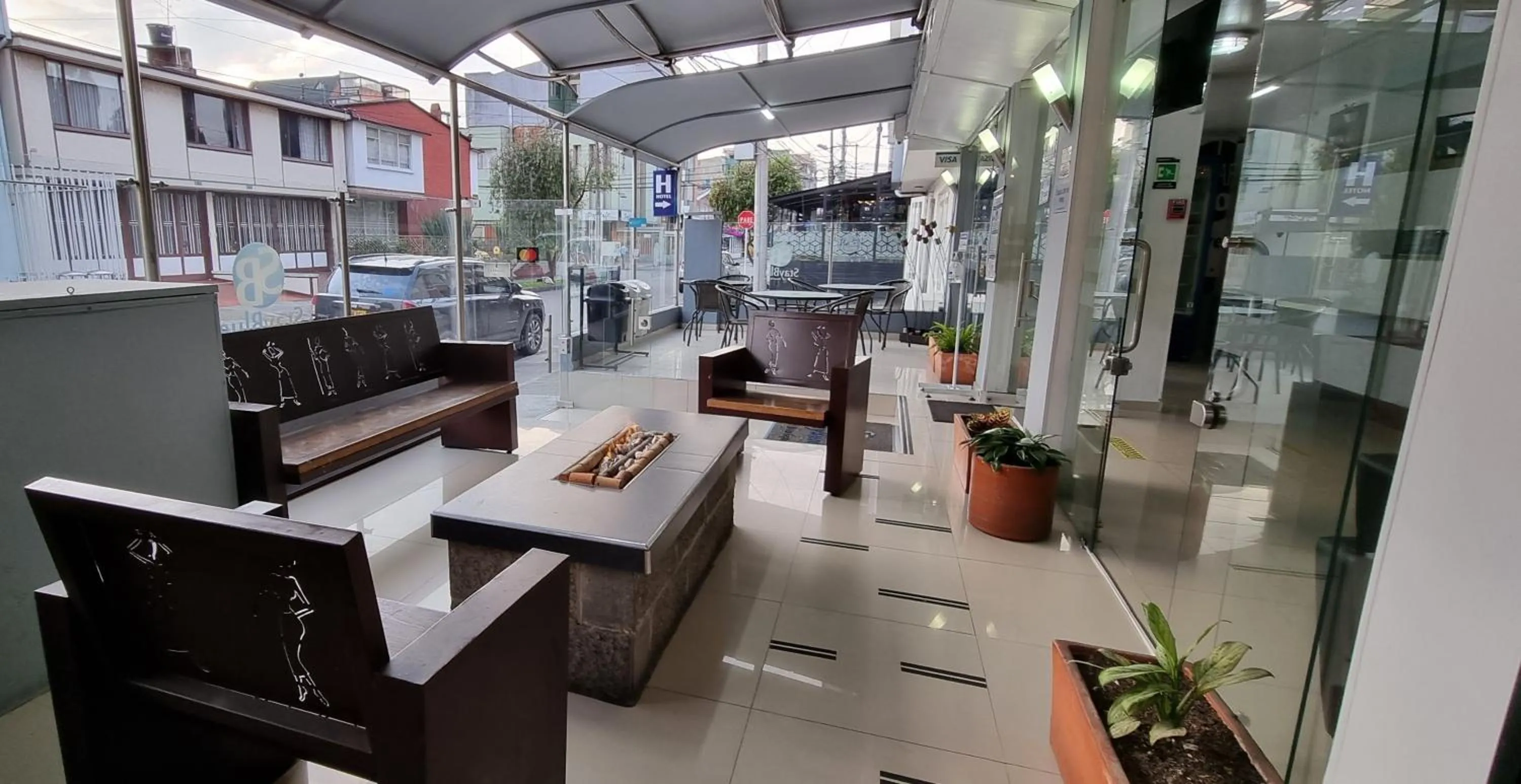 Balcony/Terrace in Stay Blue Hotel