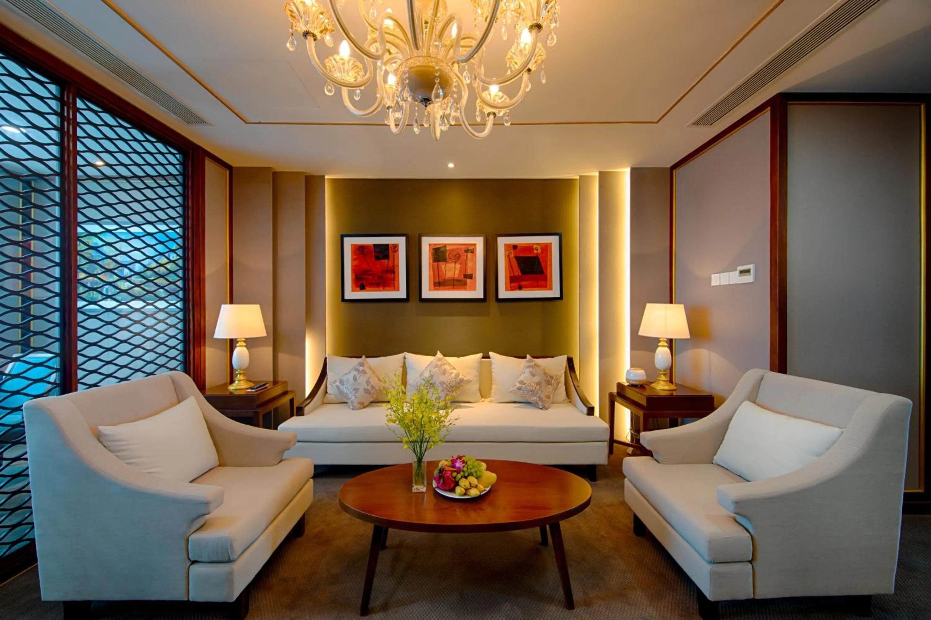 Living room in Grand Tourane Hotel Da Nang