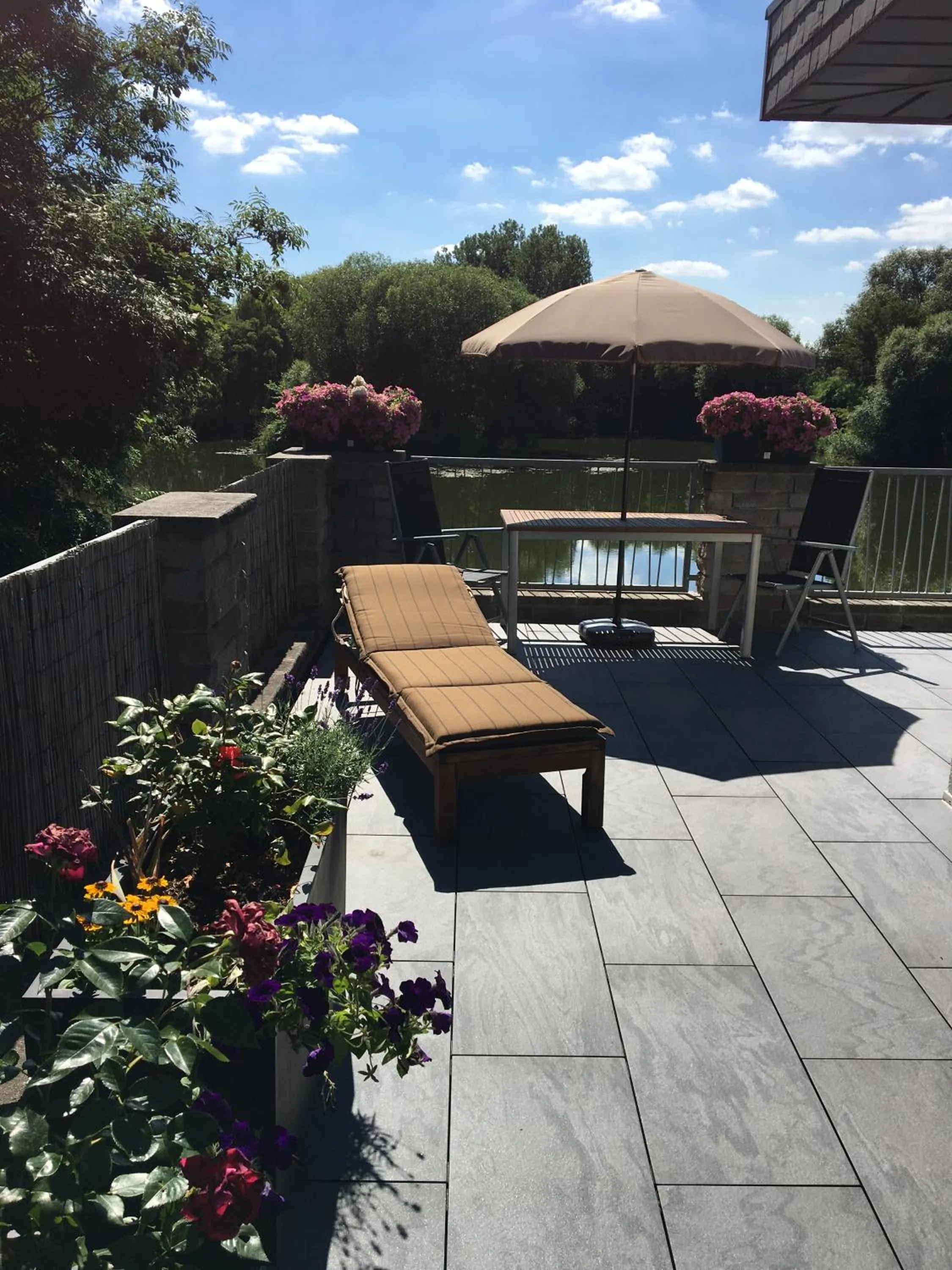 Balcony/Terrace in Pension am See